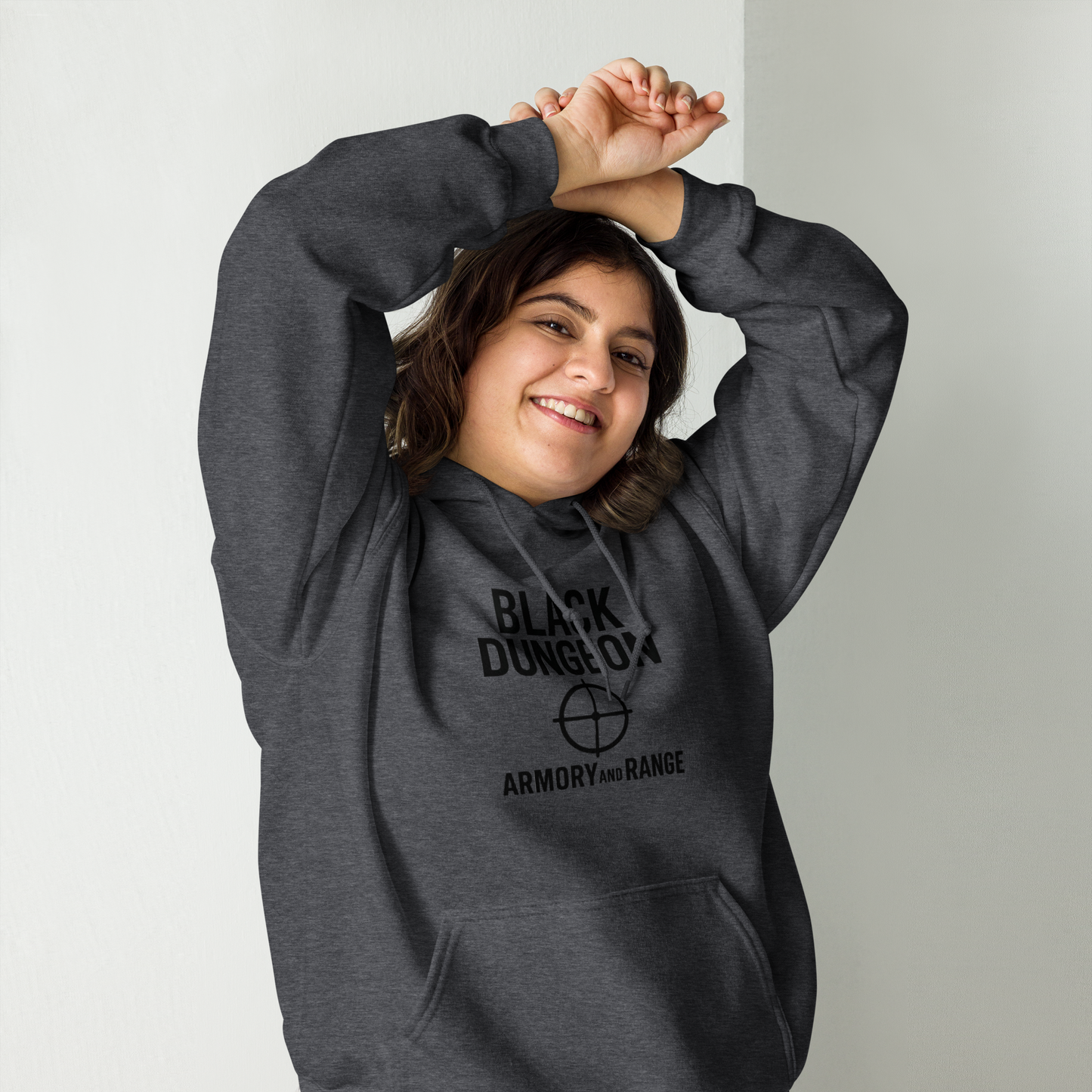 Target Locked Unisex Hoodie (black logo) Edition