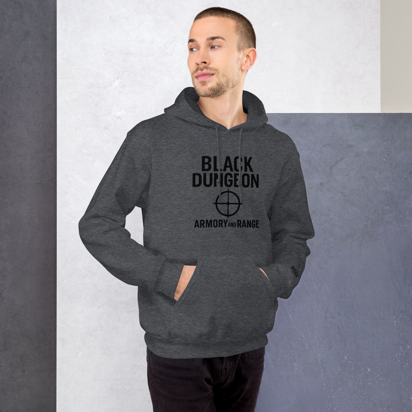 Target Locked Unisex Hoodie (black logo) Edition