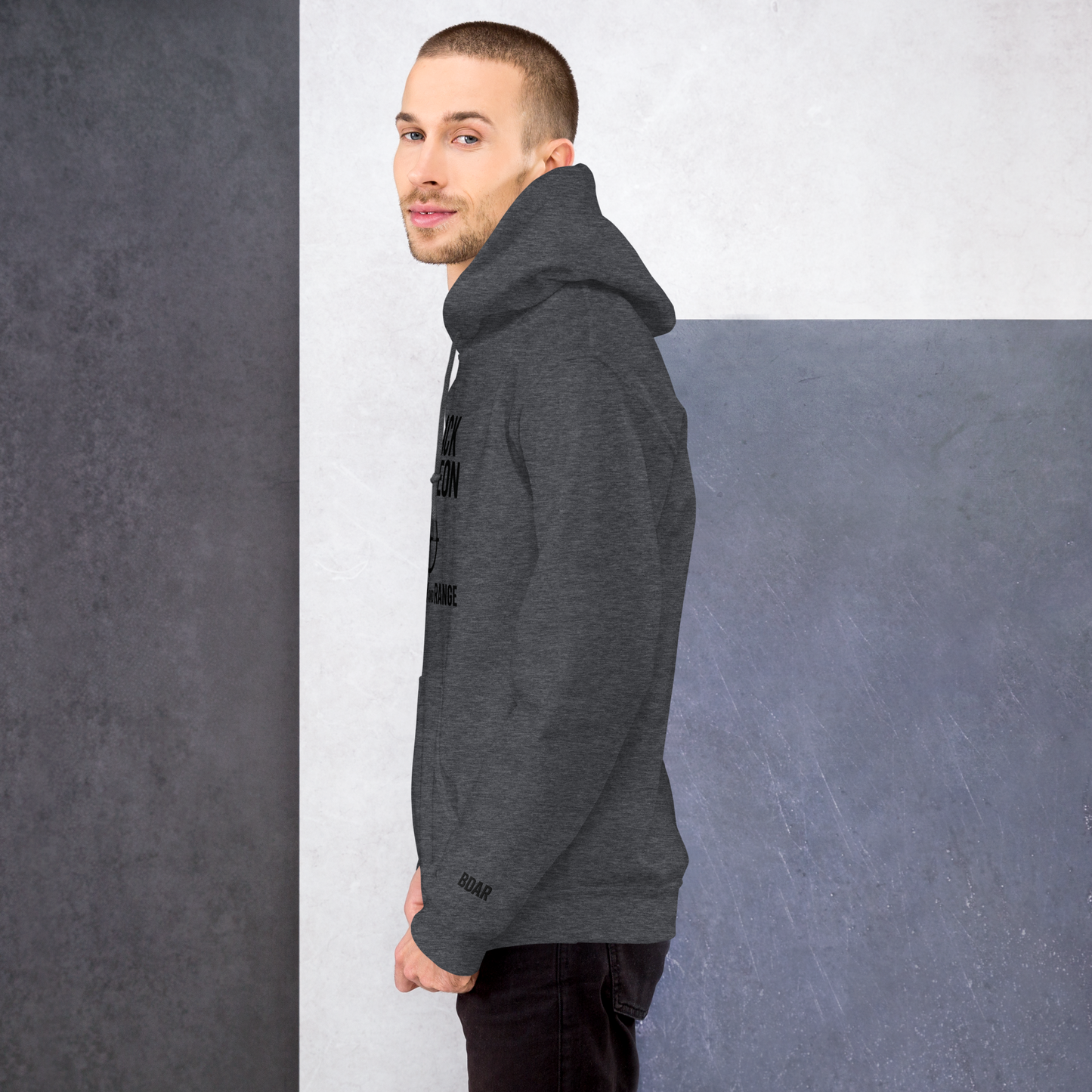 Target Locked Unisex Hoodie (black logo) Edition