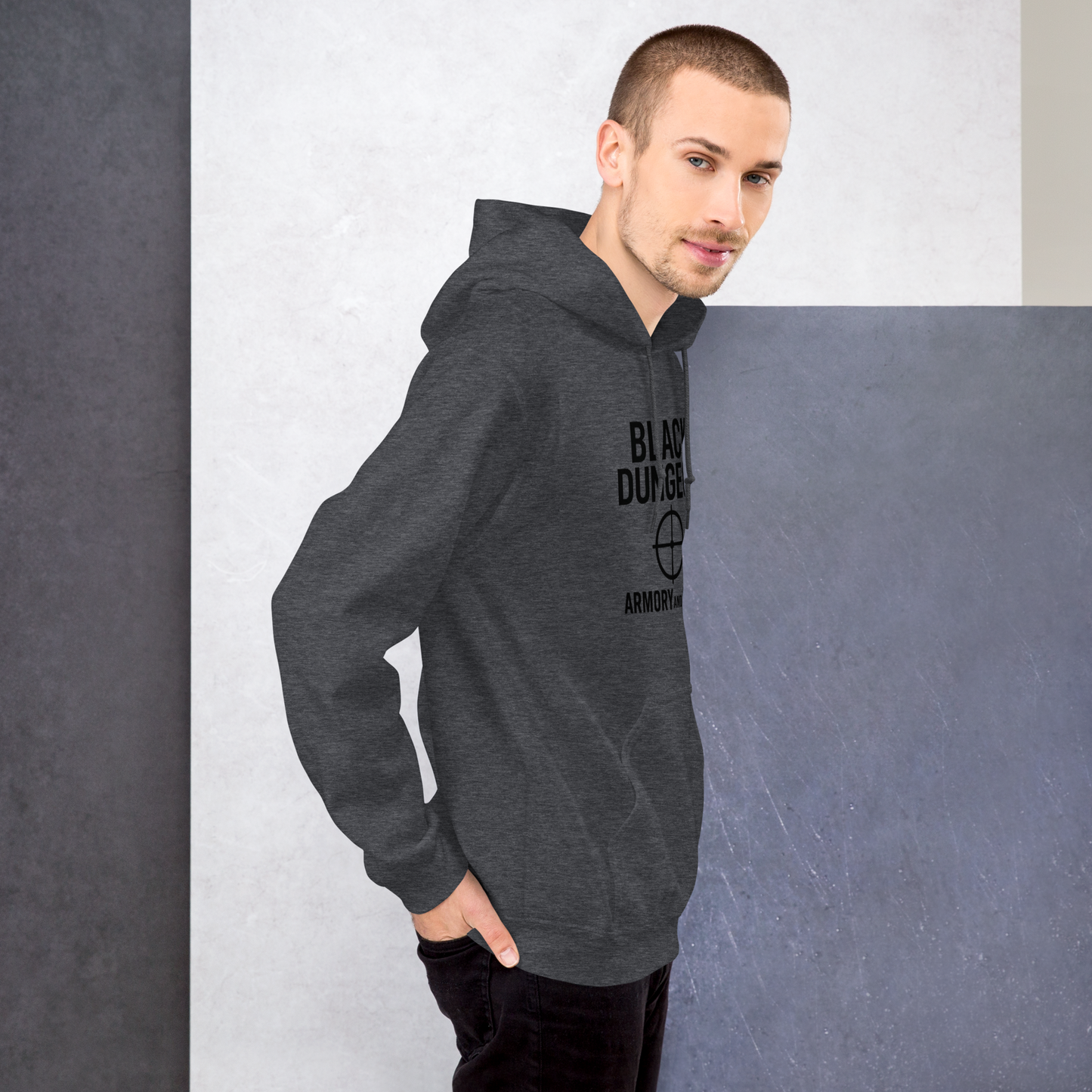 Target Locked Unisex Hoodie (black logo) Edition