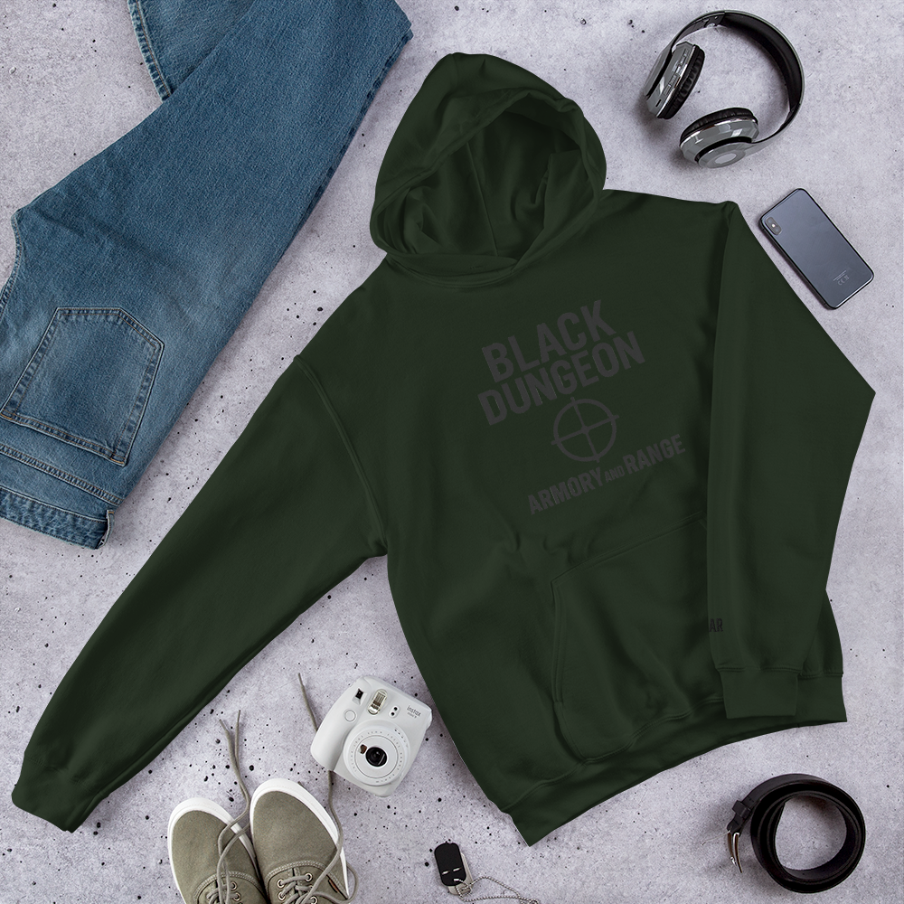 Target Locked Unisex Hoodie (black logo) Edition