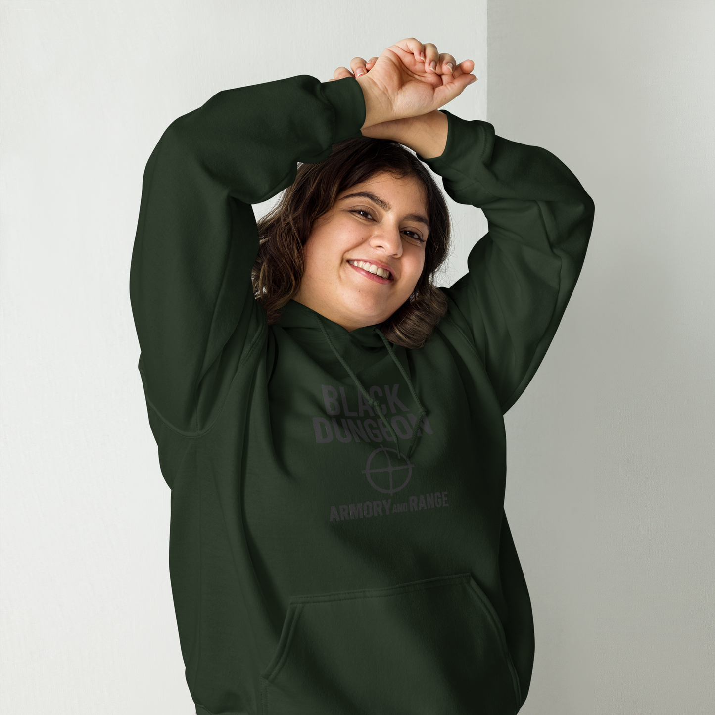 Target Locked Unisex Hoodie (black logo) Edition