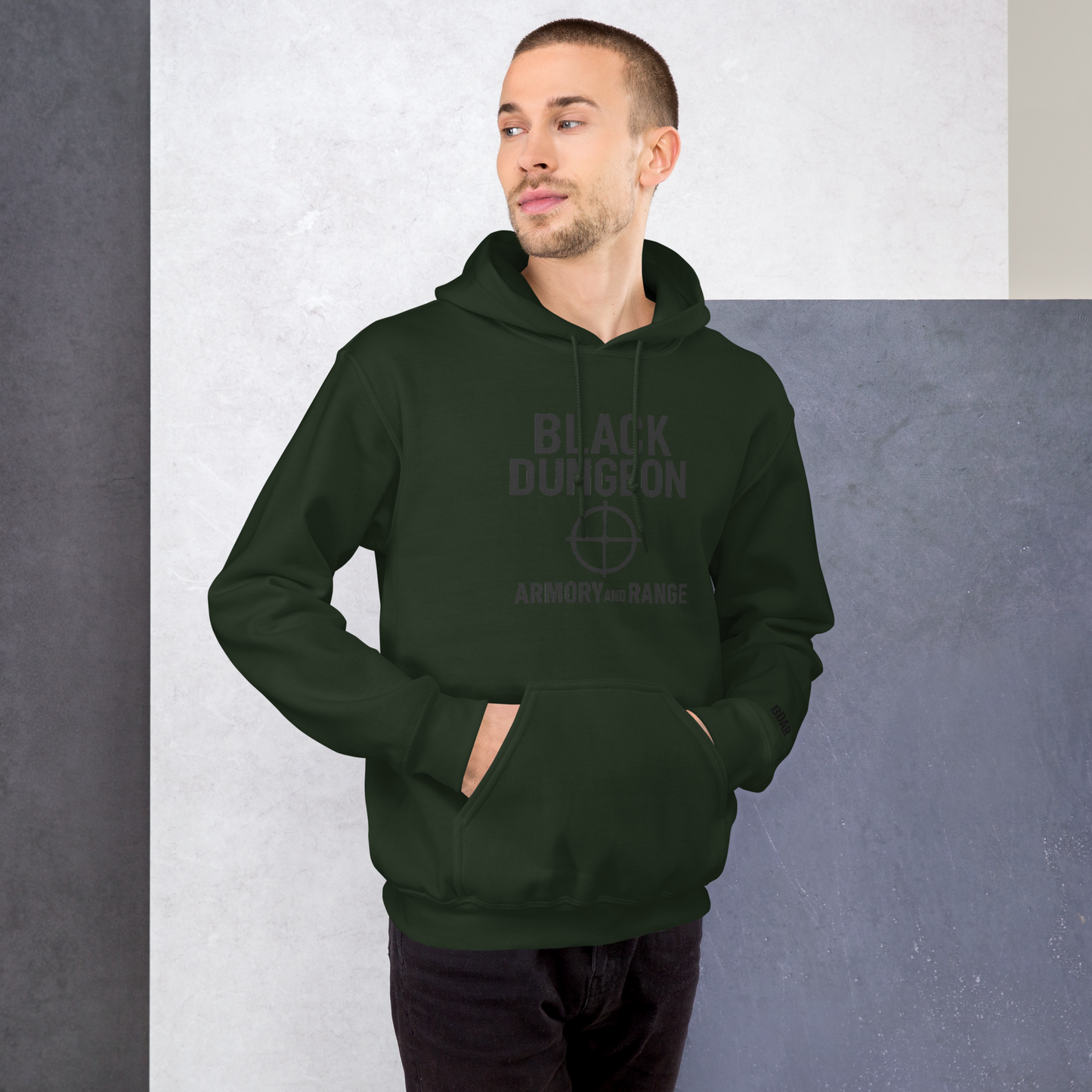 Target Locked Unisex Hoodie (black logo) Edition