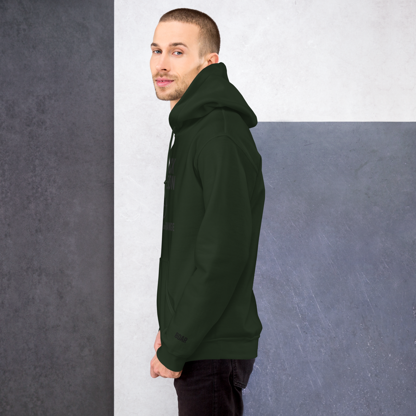 Target Locked Unisex Hoodie (black logo) Edition
