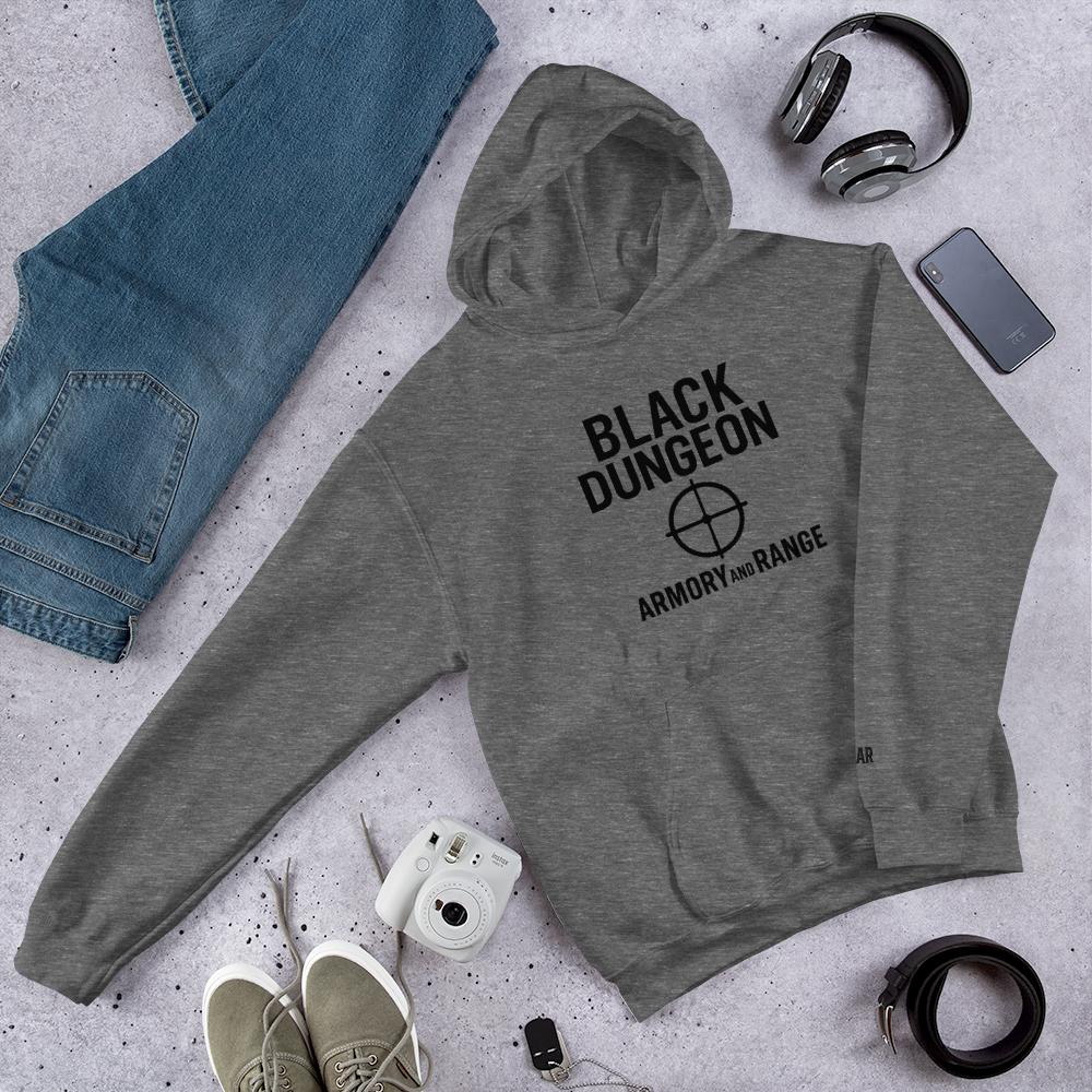 Target Locked Unisex Hoodie (black logo) Edition