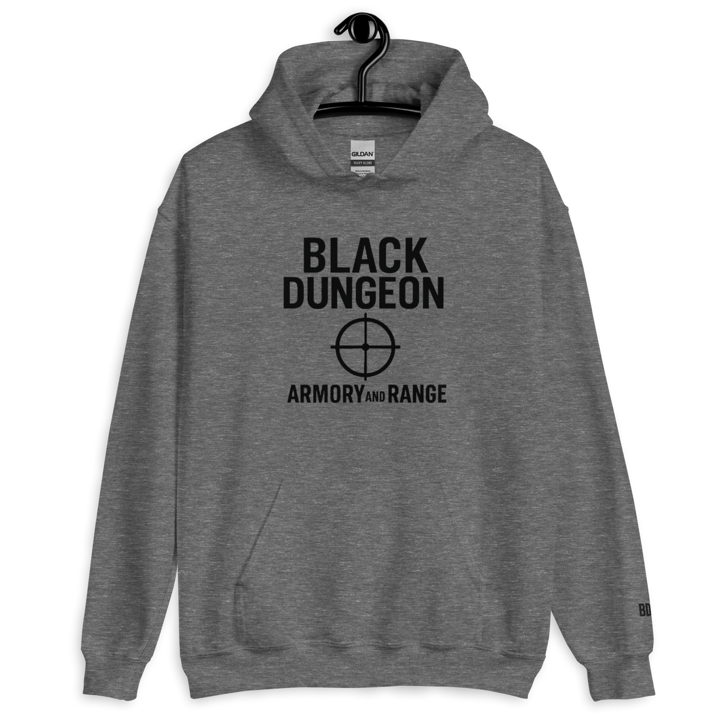 Target Locked Unisex Hoodie (black logo) Edition