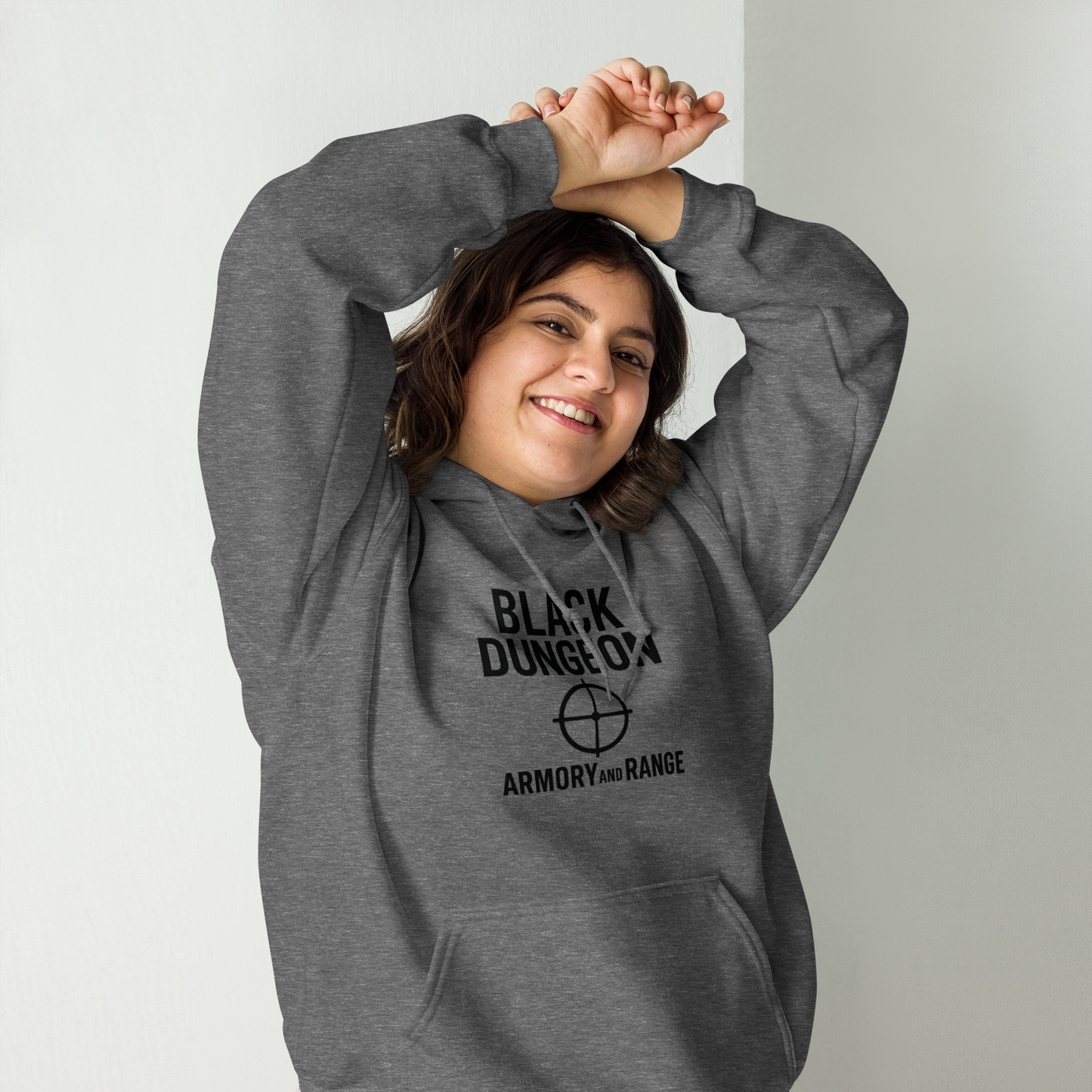 Target Locked Unisex Hoodie (black logo) Edition