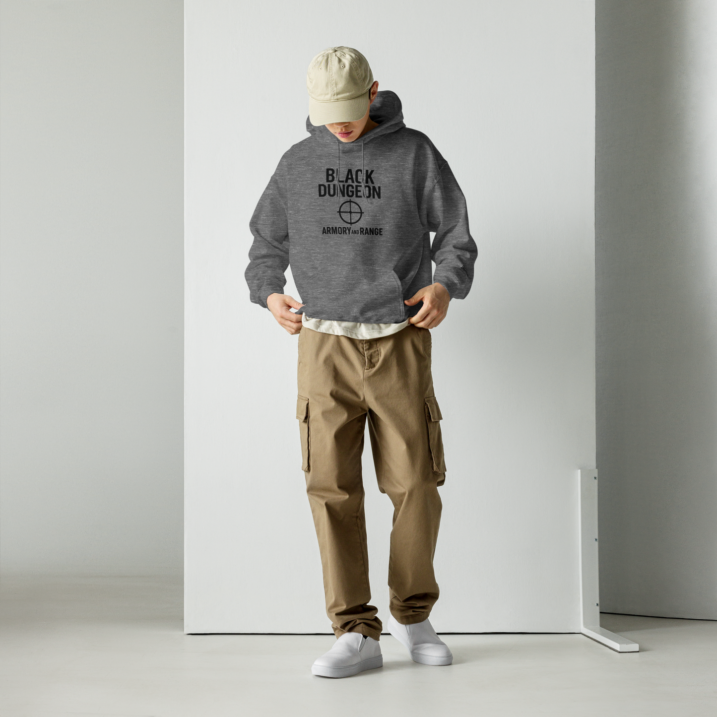 Target Locked Unisex Hoodie (black logo) Edition