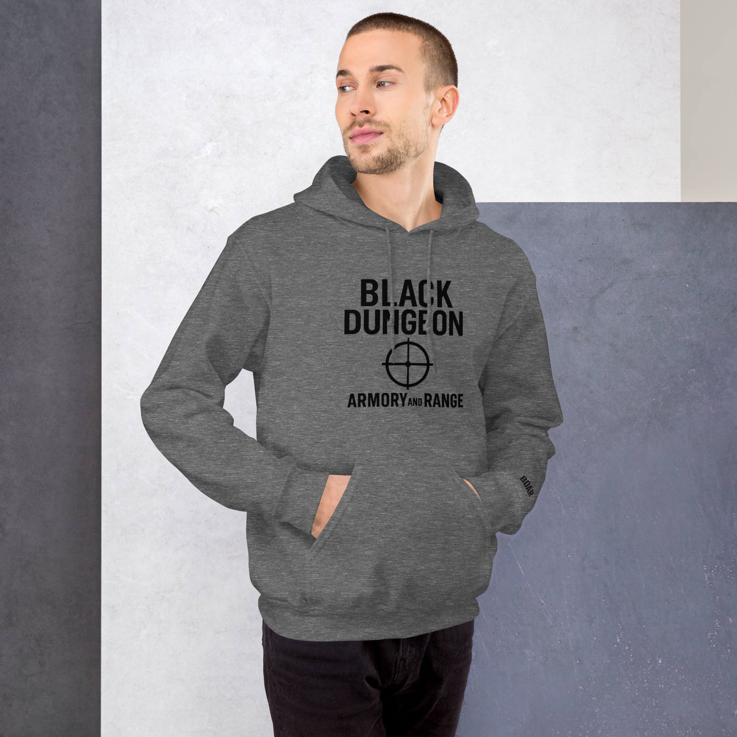 Target Locked Unisex Hoodie (black logo) Edition