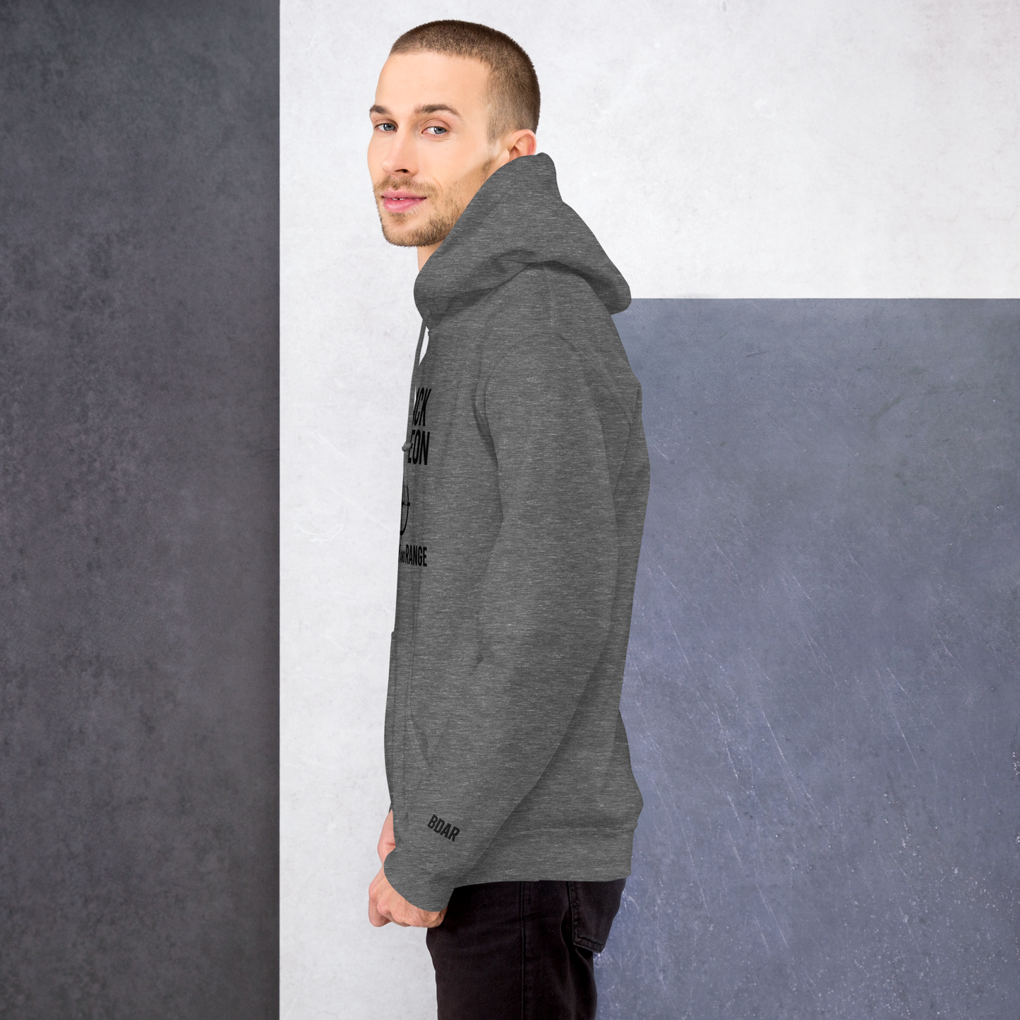 Target Locked Unisex Hoodie (black logo) Edition