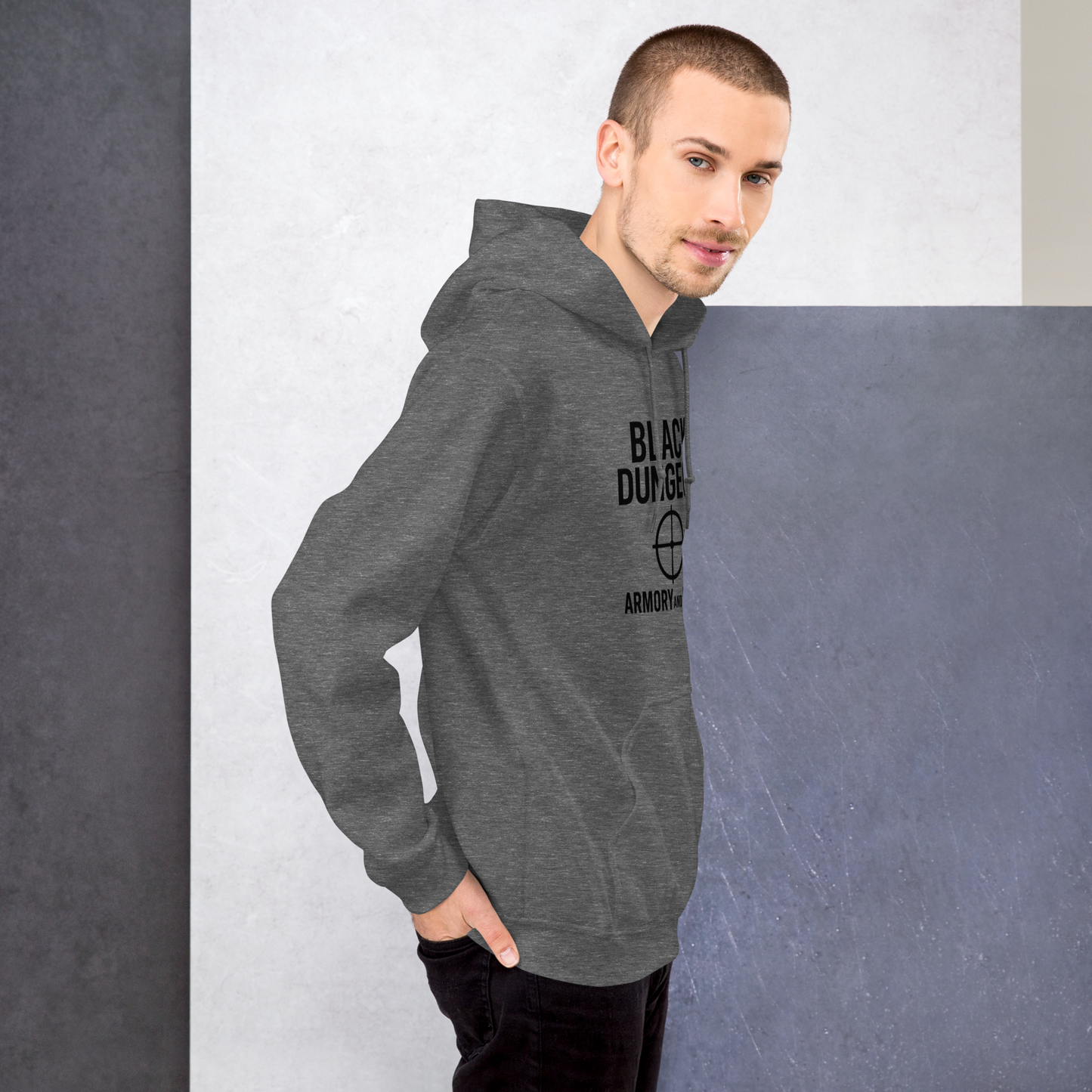 Target Locked Unisex Hoodie (black logo) Edition