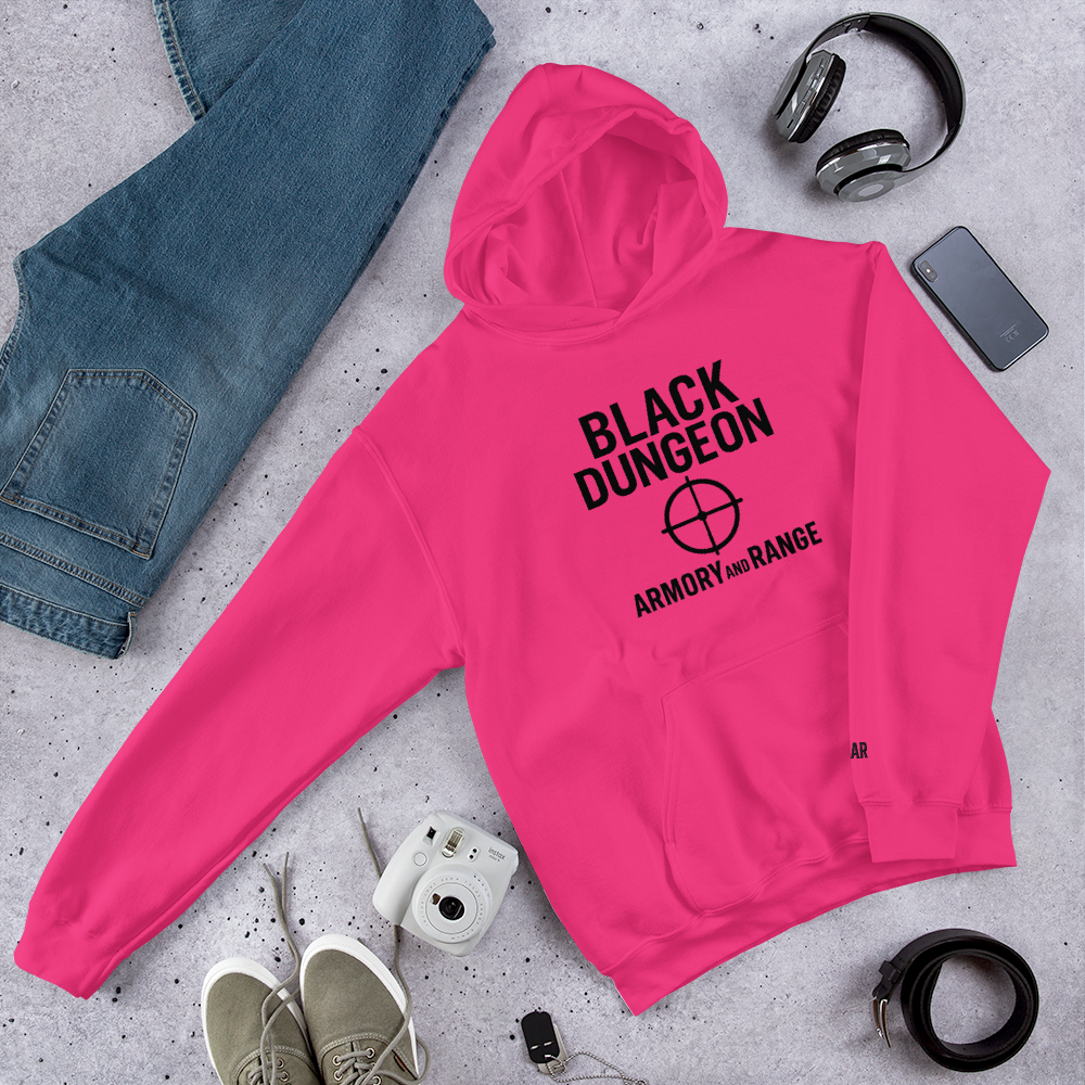 Target Locked Unisex Hoodie (black logo) Edition