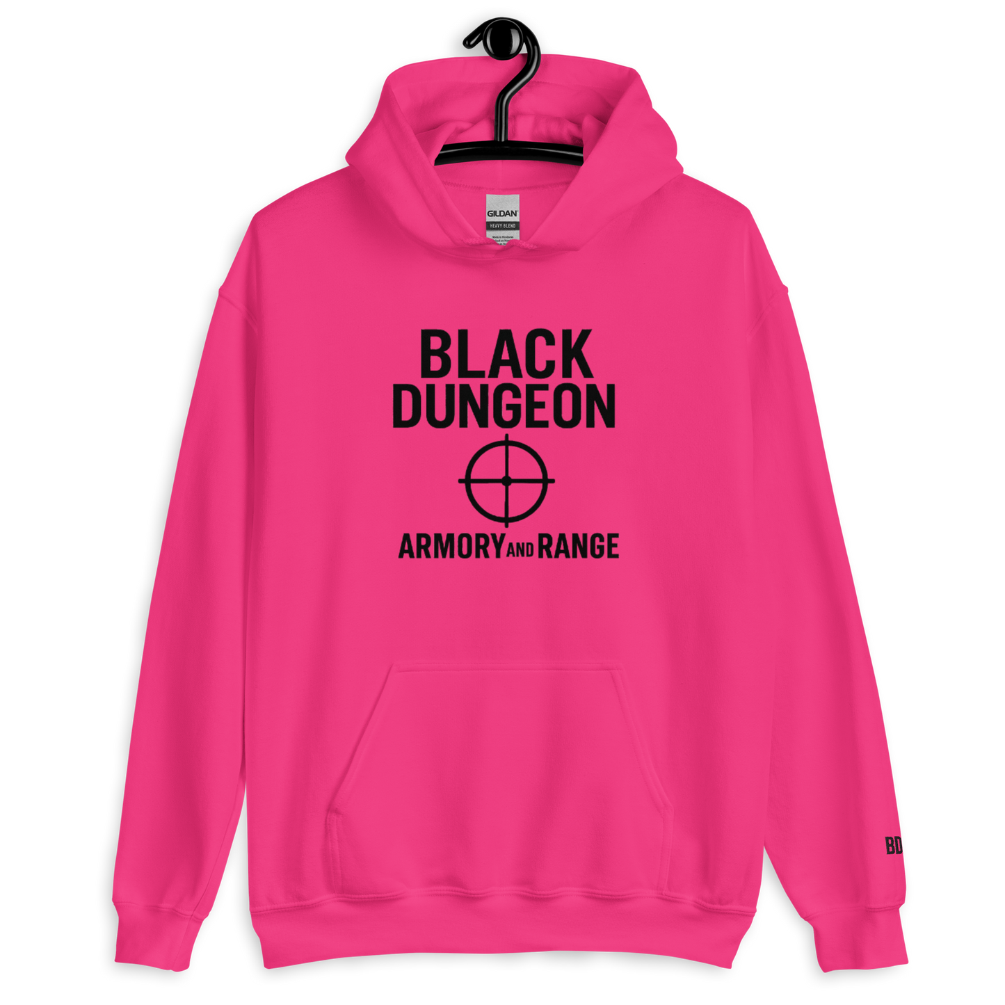 Target Locked Unisex Hoodie (black logo) Edition