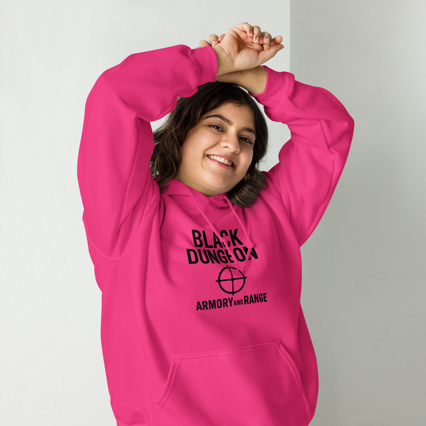 Target Locked Unisex Hoodie (black logo) Edition