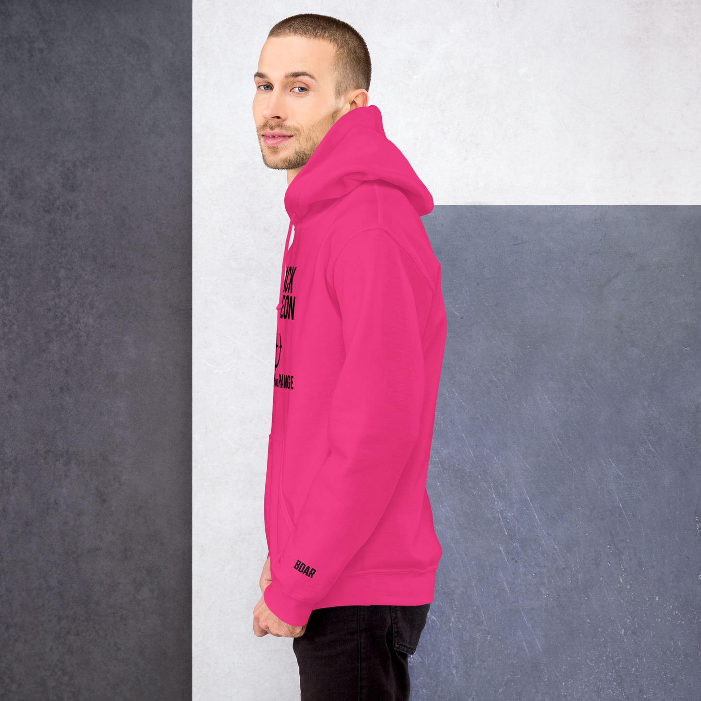 Target Locked Unisex Hoodie (black logo) Edition