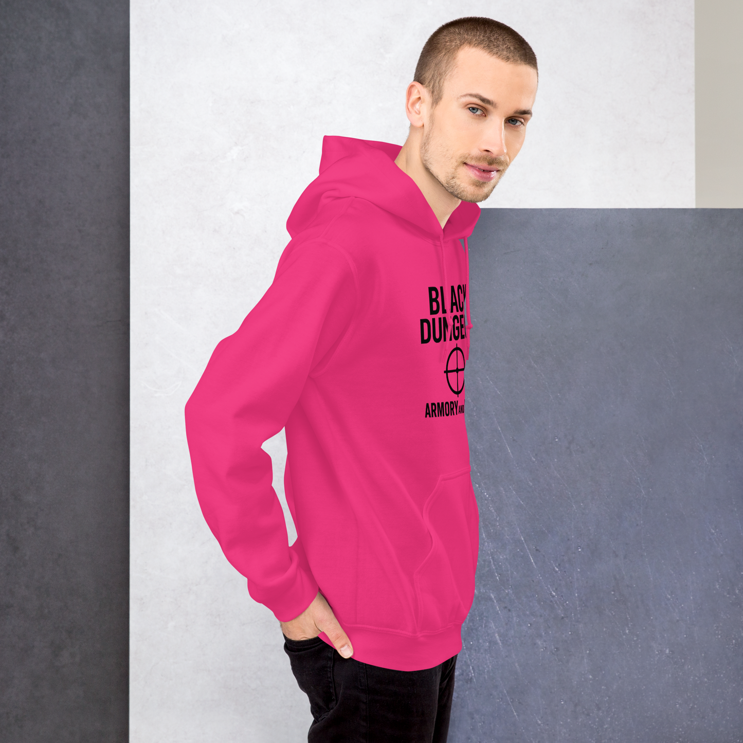 Target Locked Unisex Hoodie (black logo) Edition