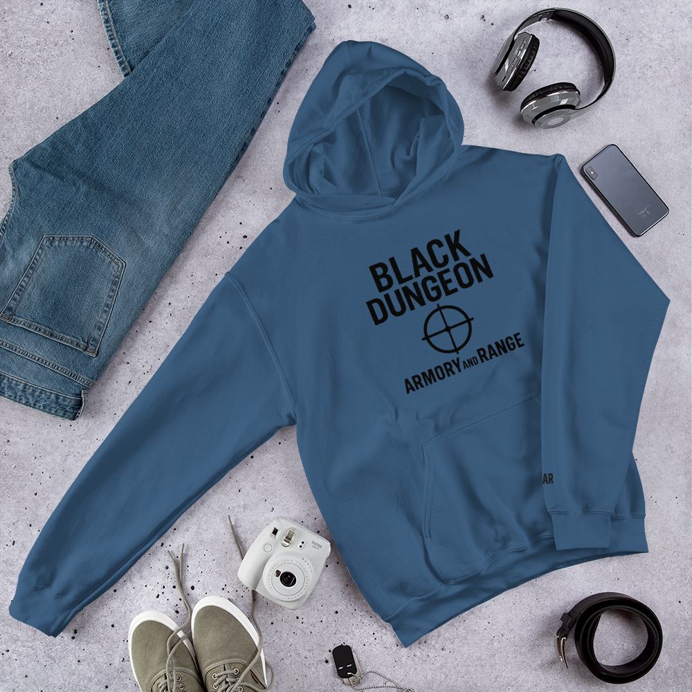 Target Locked Unisex Hoodie (black logo) Edition