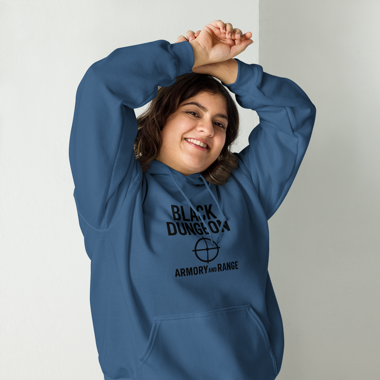 Target Locked Unisex Hoodie (black logo) Edition