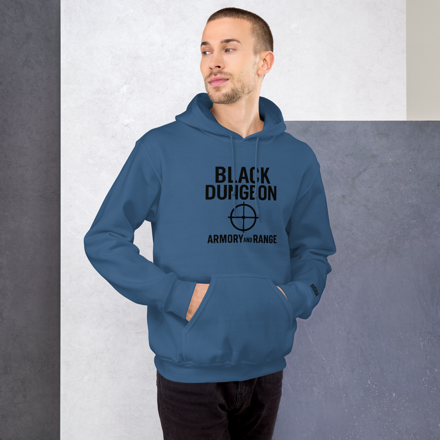 Target Locked Unisex Hoodie (black logo) Edition