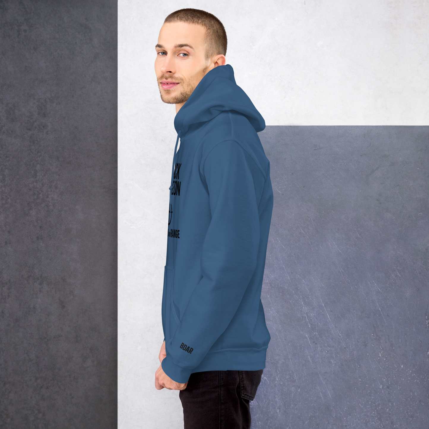 Target Locked Unisex Hoodie (black logo) Edition