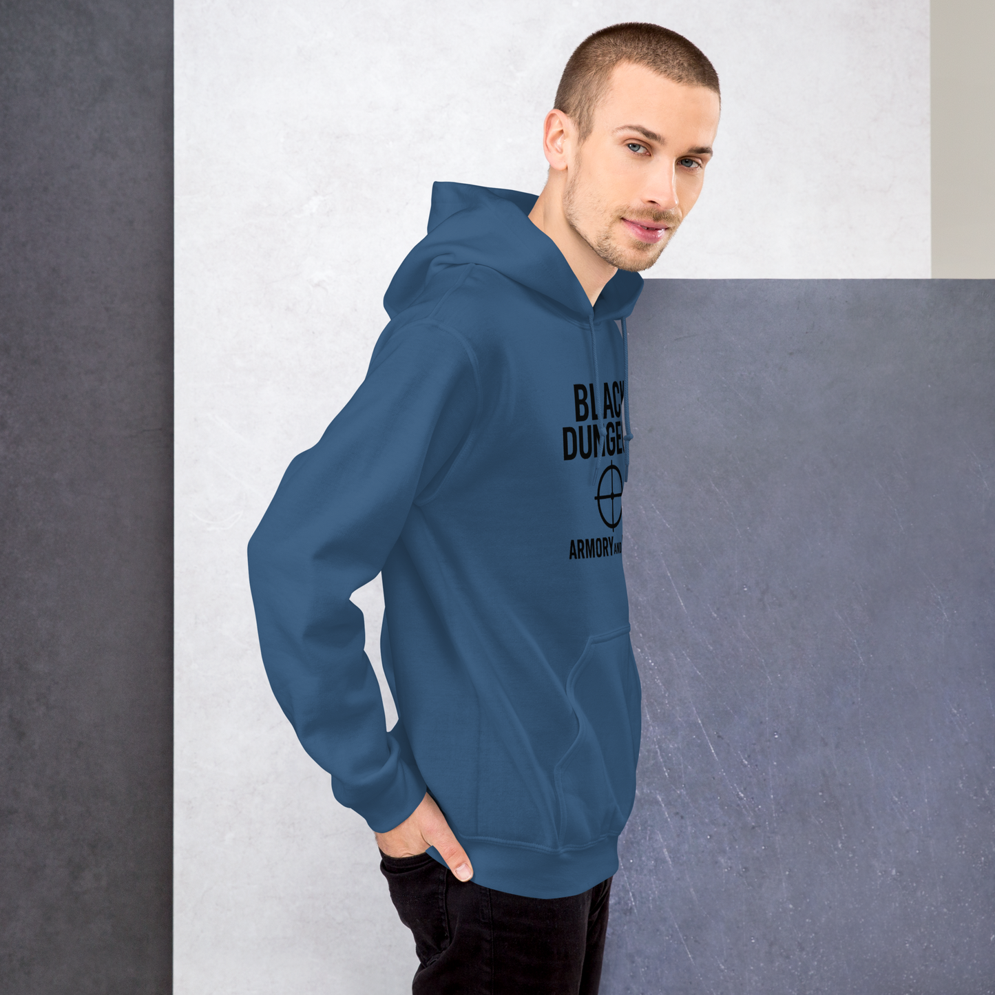 Target Locked Unisex Hoodie (black logo) Edition
