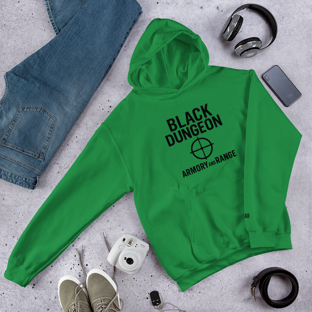 Target Locked Unisex Hoodie (black logo) Edition