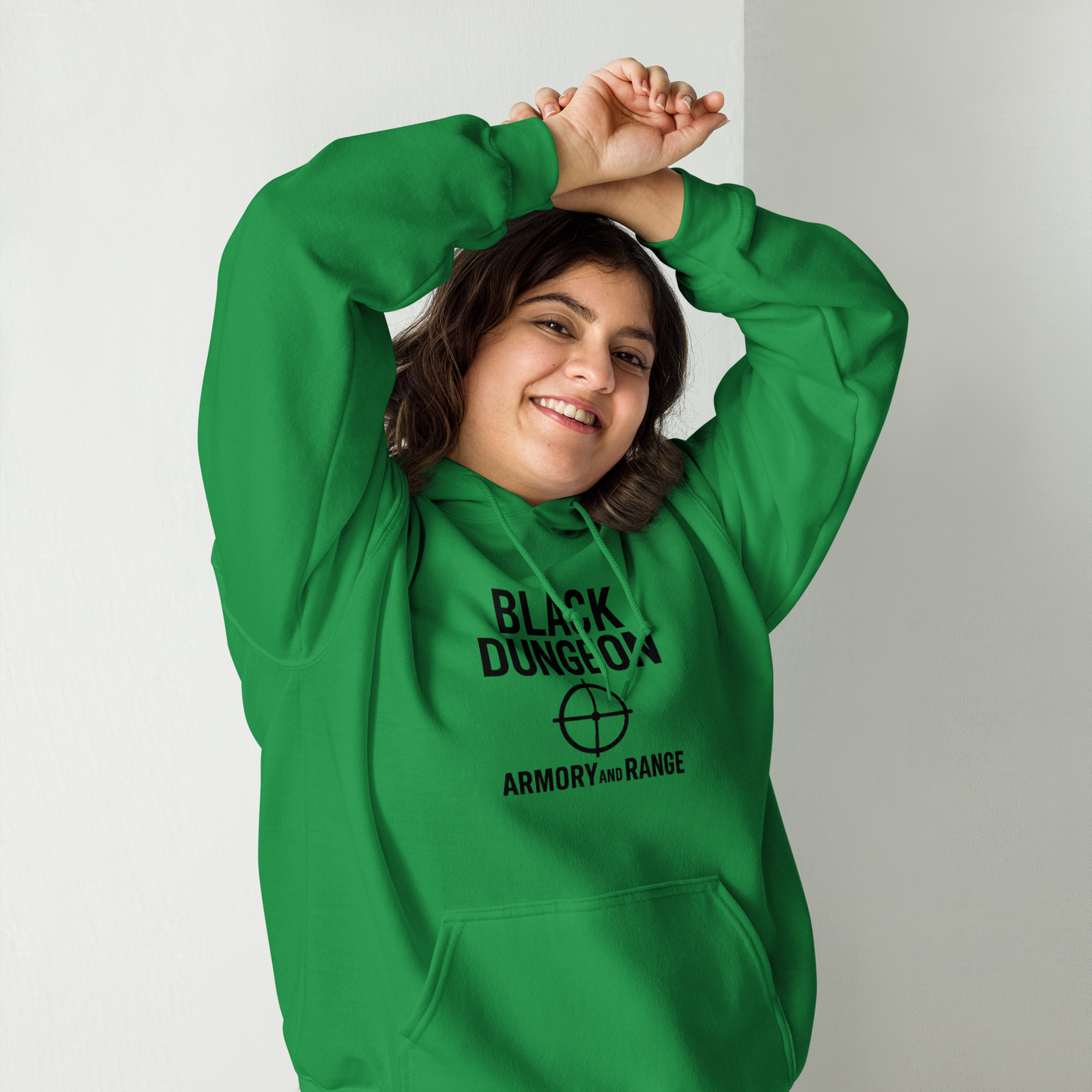 Target Locked Unisex Hoodie (black logo) Edition