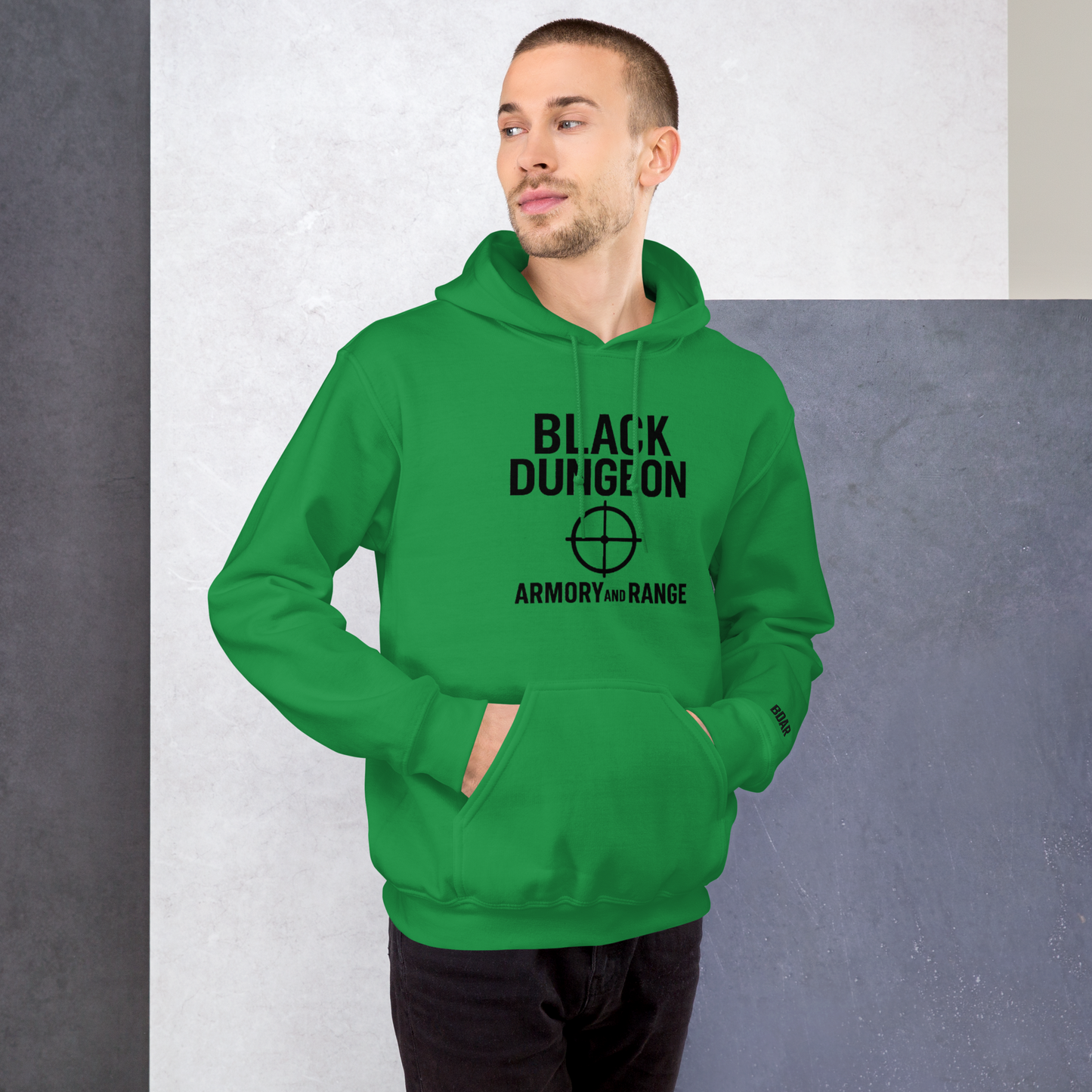 Target Locked Unisex Hoodie (black logo) Edition