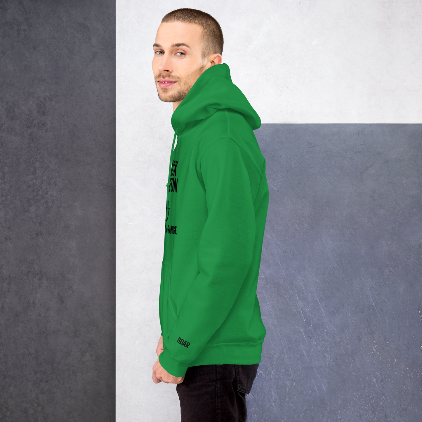 Target Locked Unisex Hoodie (black logo) Edition