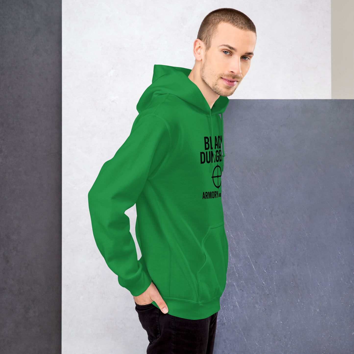 Target Locked Unisex Hoodie (black logo) Edition