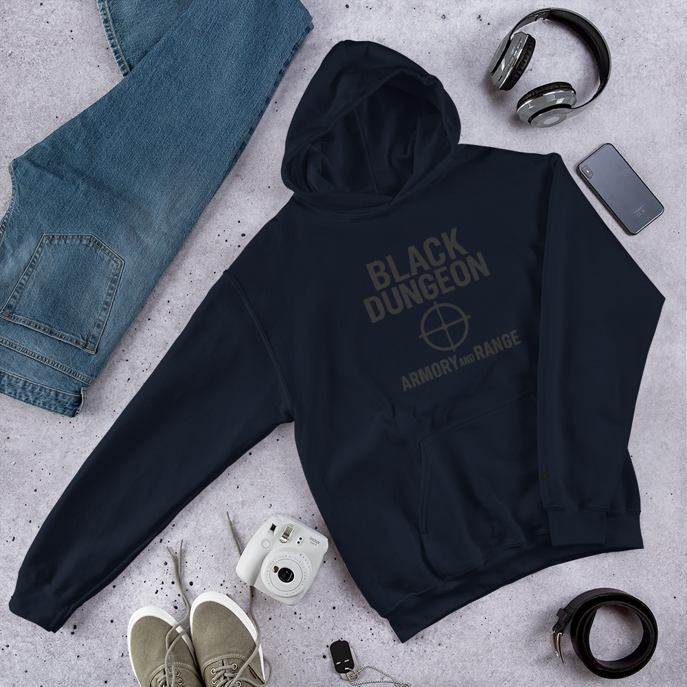 Target Locked Unisex Hoodie (black logo) Edition
