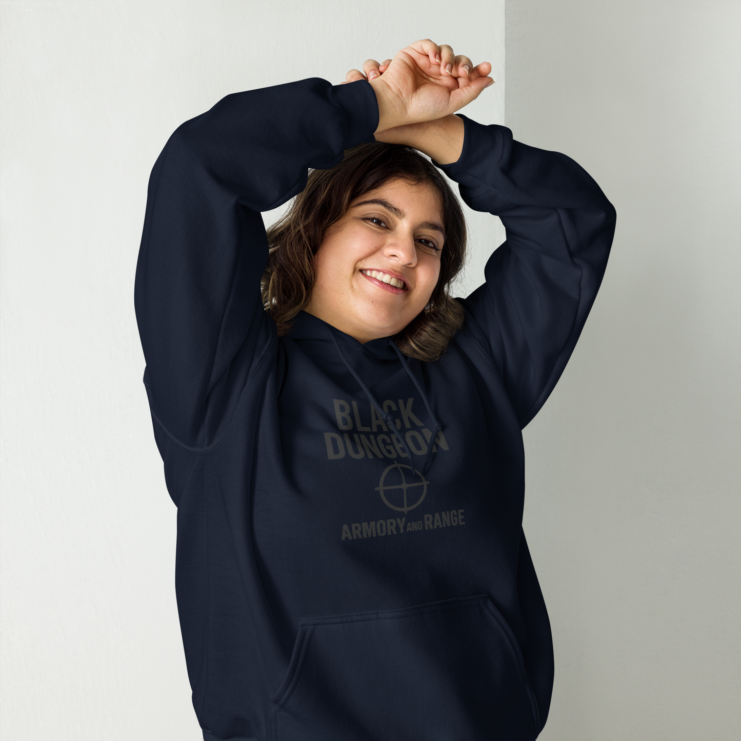 Target Locked Unisex Hoodie (black logo) Edition