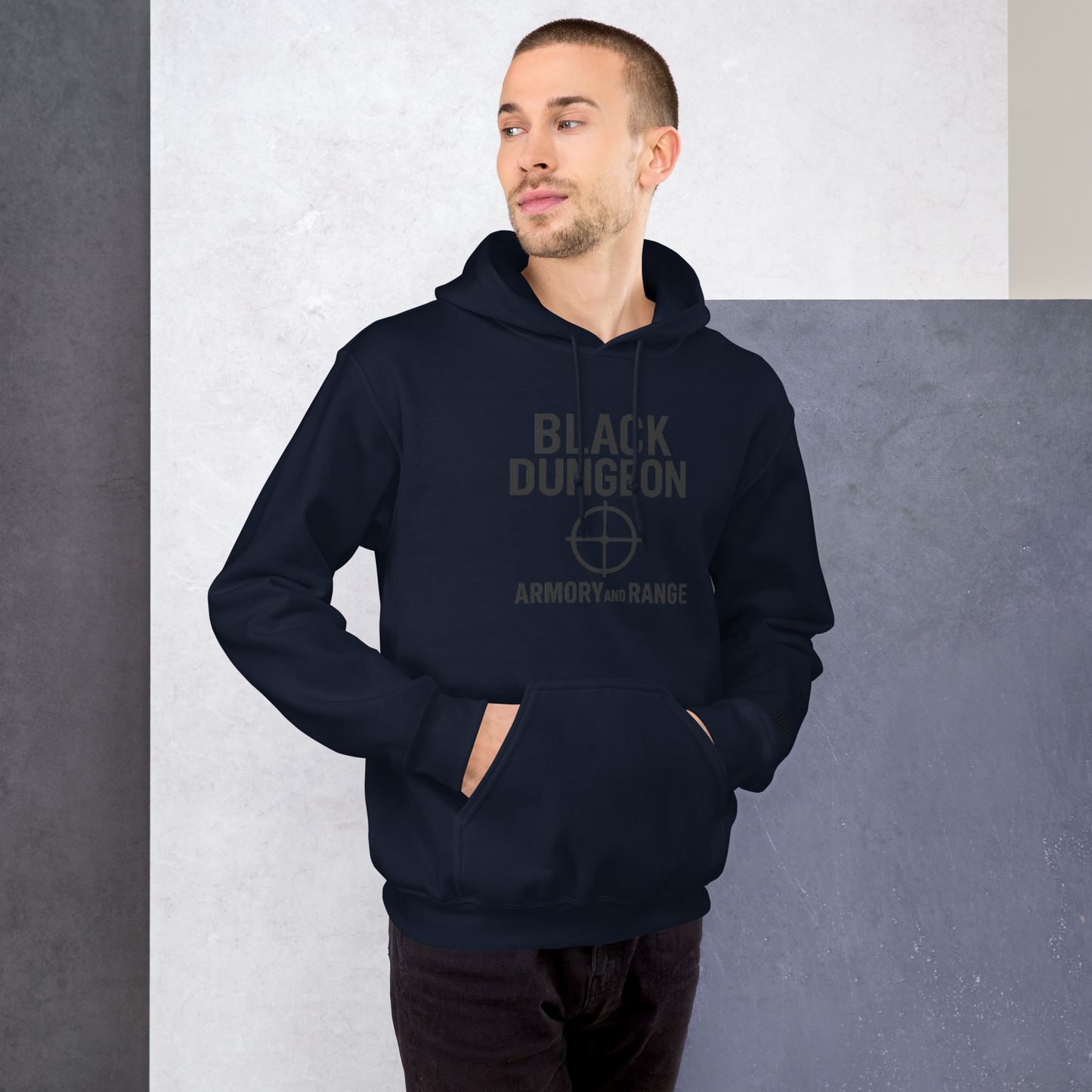 Target Locked Unisex Hoodie (black logo) Edition