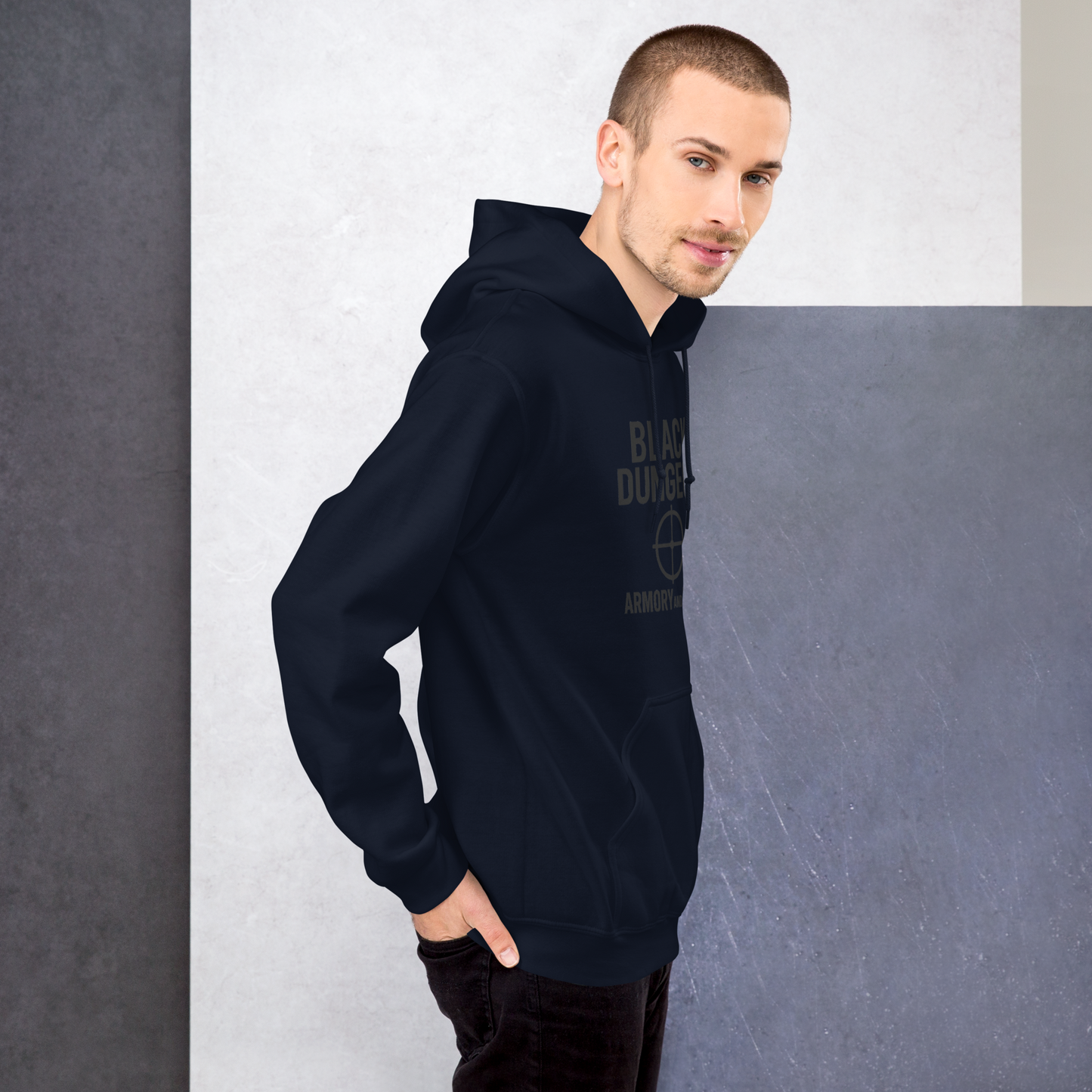 Target Locked Unisex Hoodie (black logo) Edition