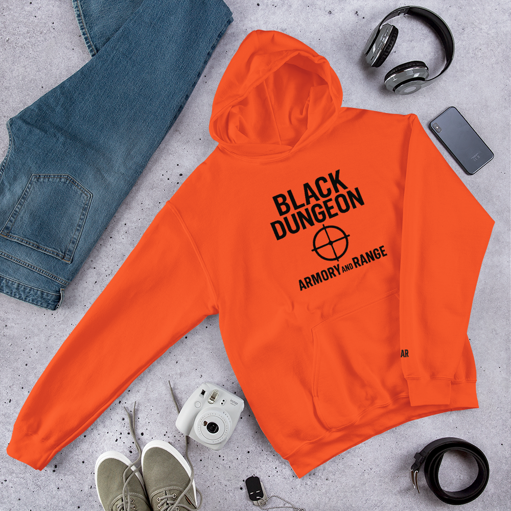 Target Locked Unisex Hoodie (black logo) Edition