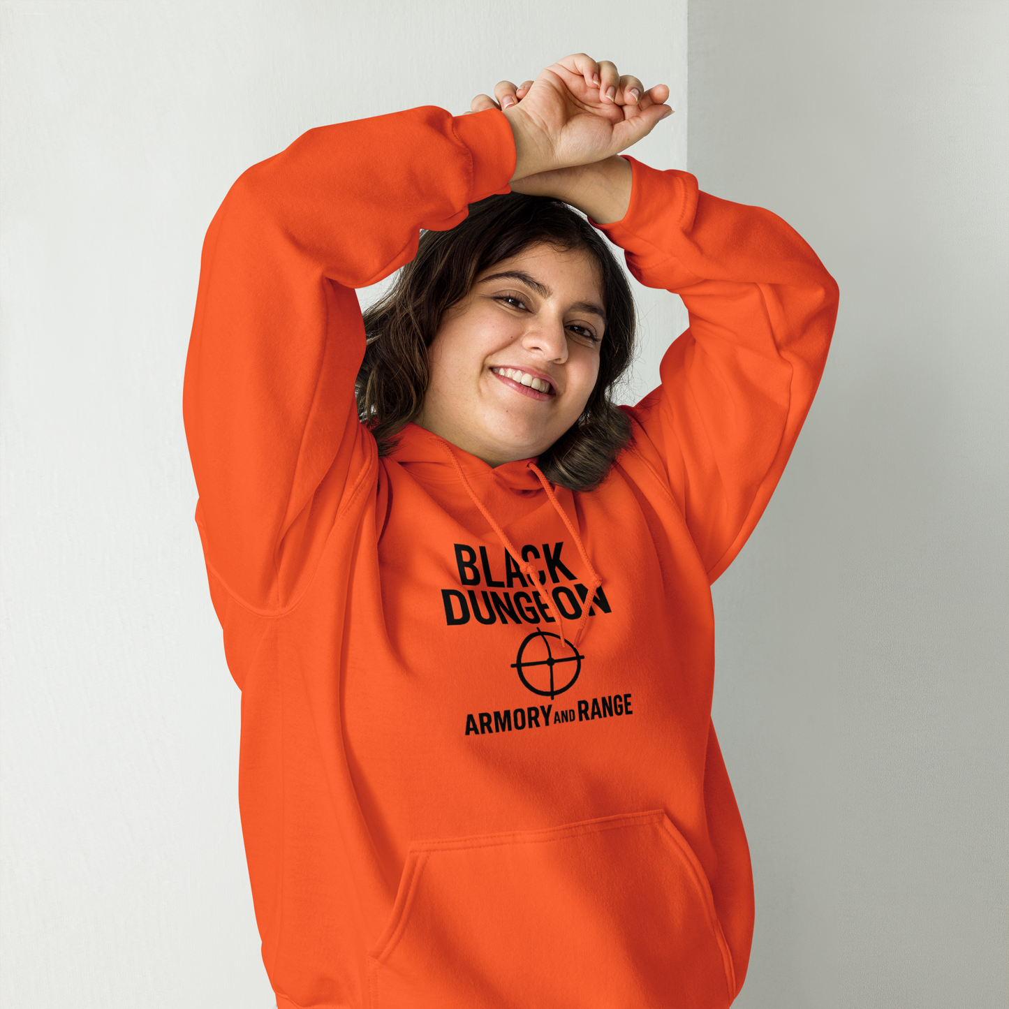 Target Locked Unisex Hoodie (black logo) Edition