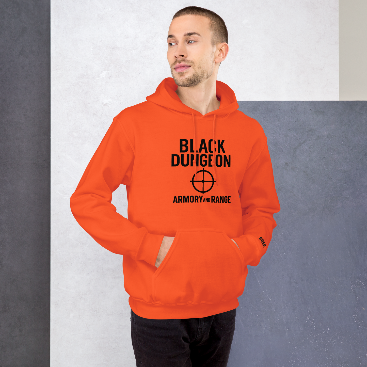 Target Locked Unisex Hoodie (black logo) Edition