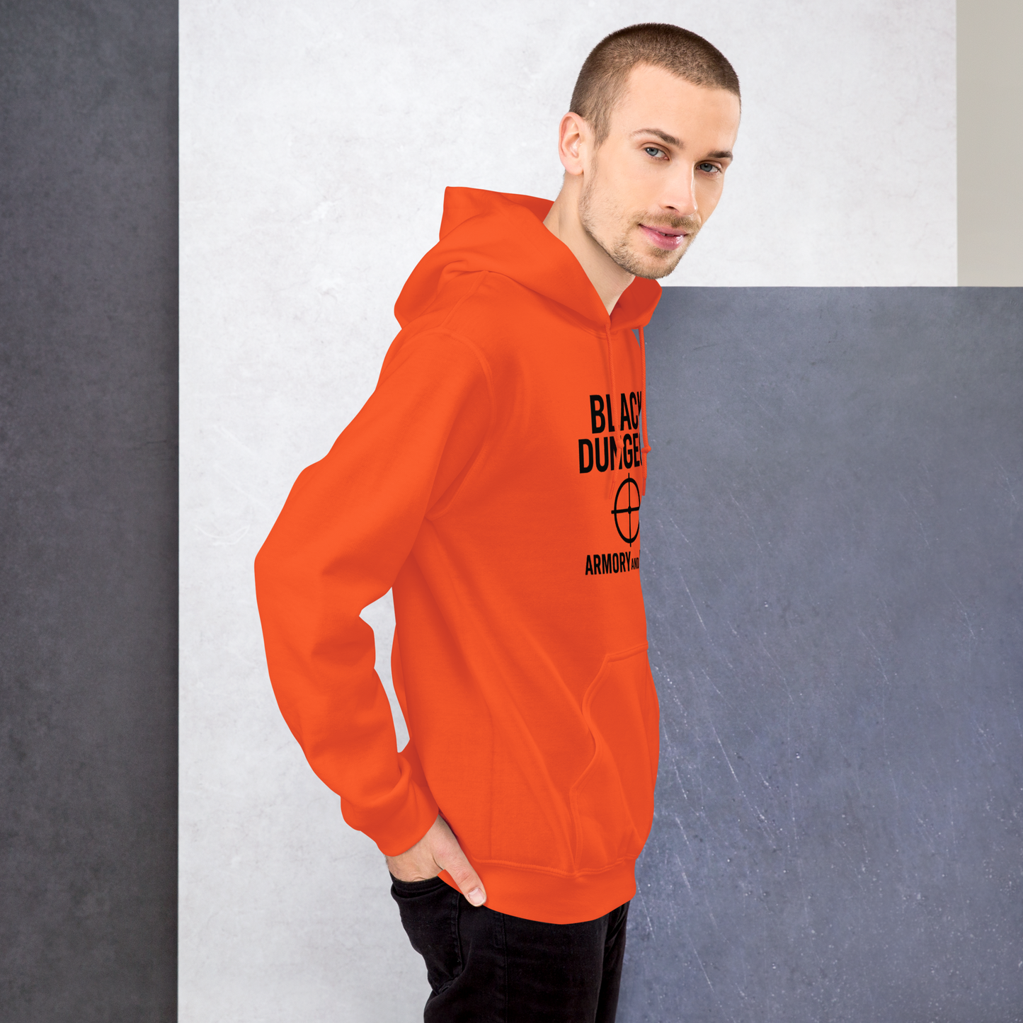 Target Locked Unisex Hoodie (black logo) Edition