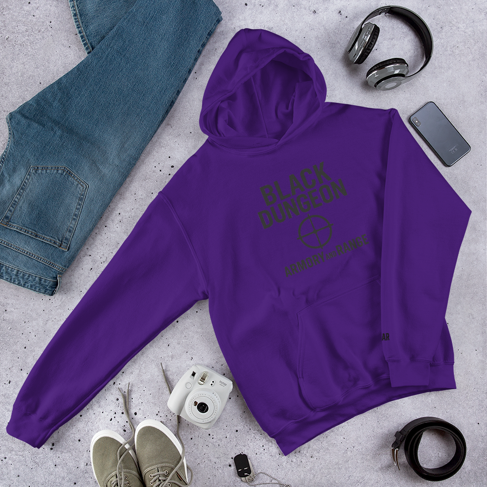 Target Locked Unisex Hoodie (black logo) Edition