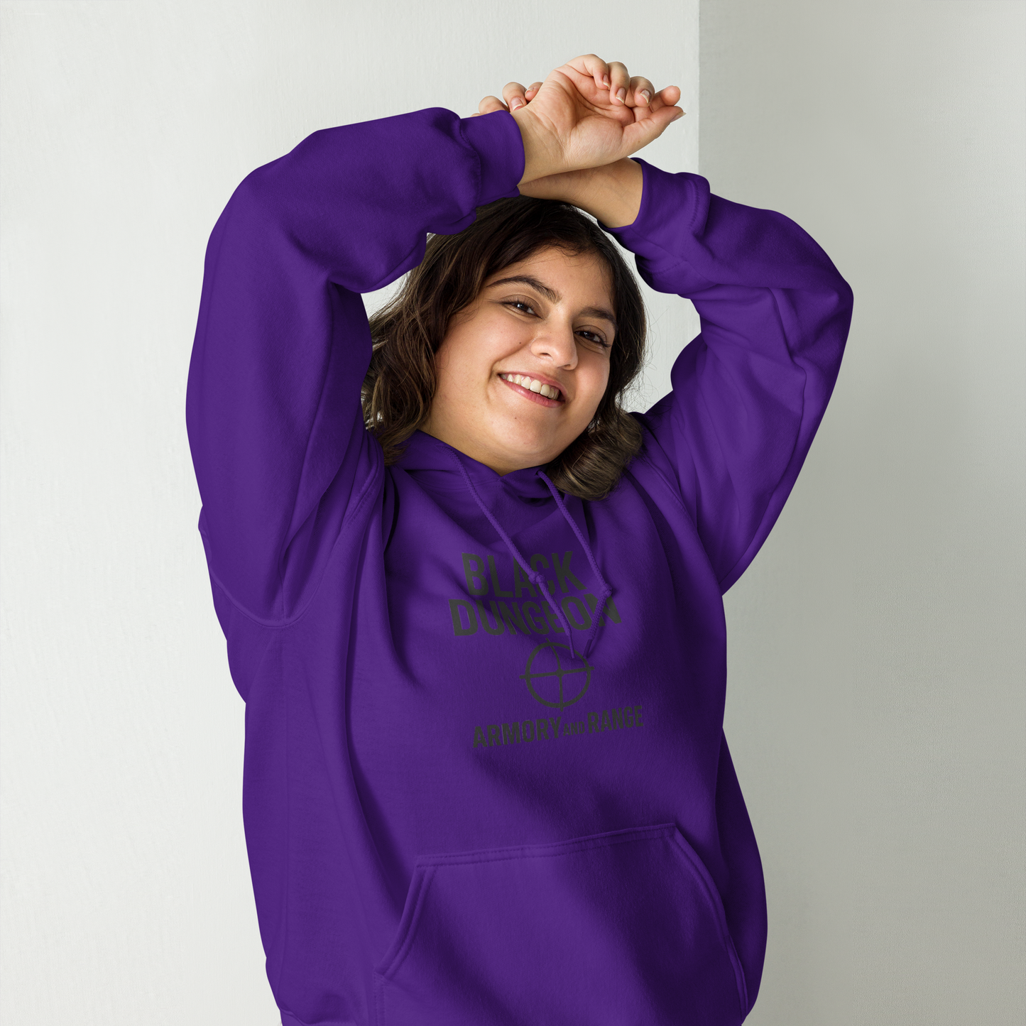 Target Locked Unisex Hoodie (black logo) Edition