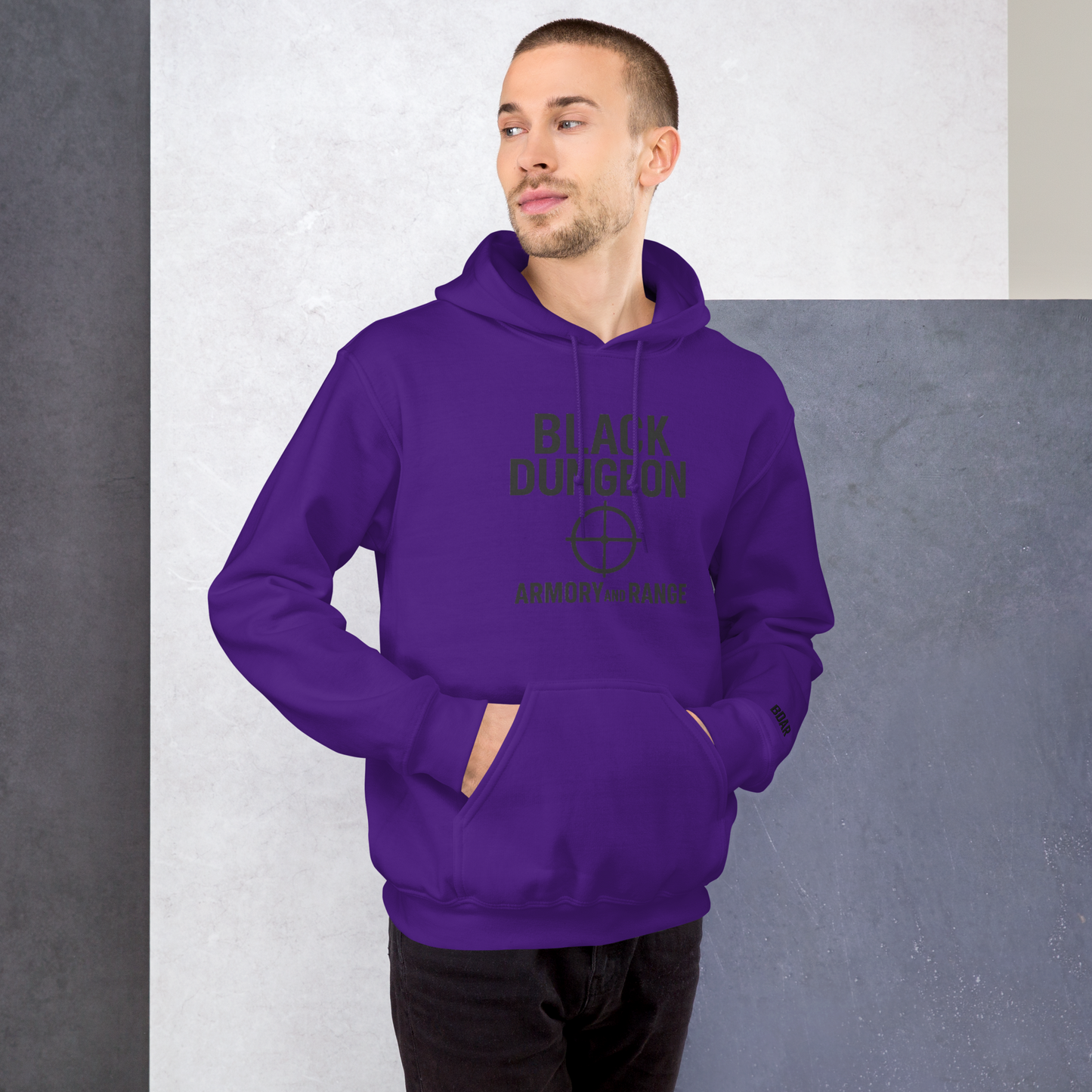 Target Locked Unisex Hoodie (black logo) Edition