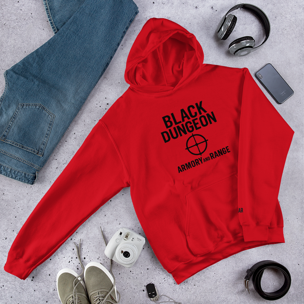 Target Locked Unisex Hoodie (black logo) Edition