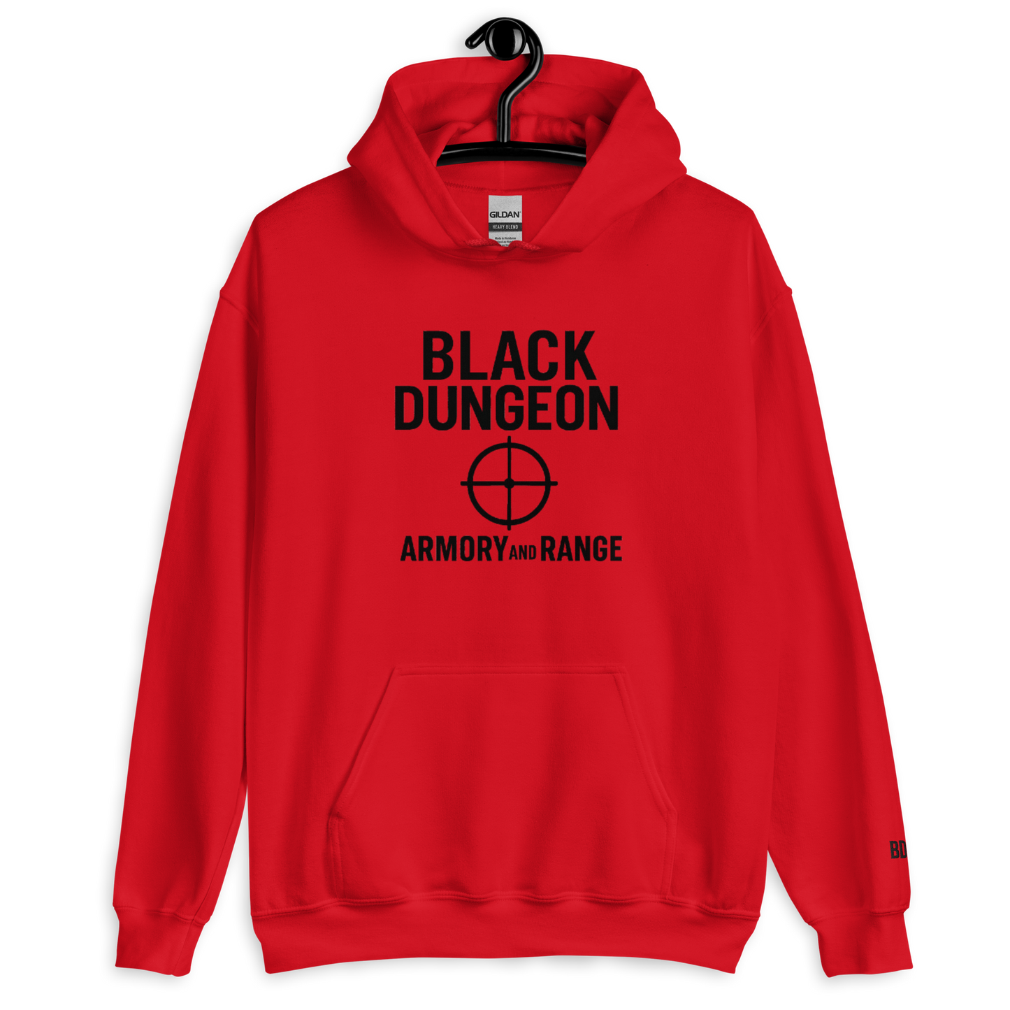 Target Locked Unisex Hoodie (black logo) Edition