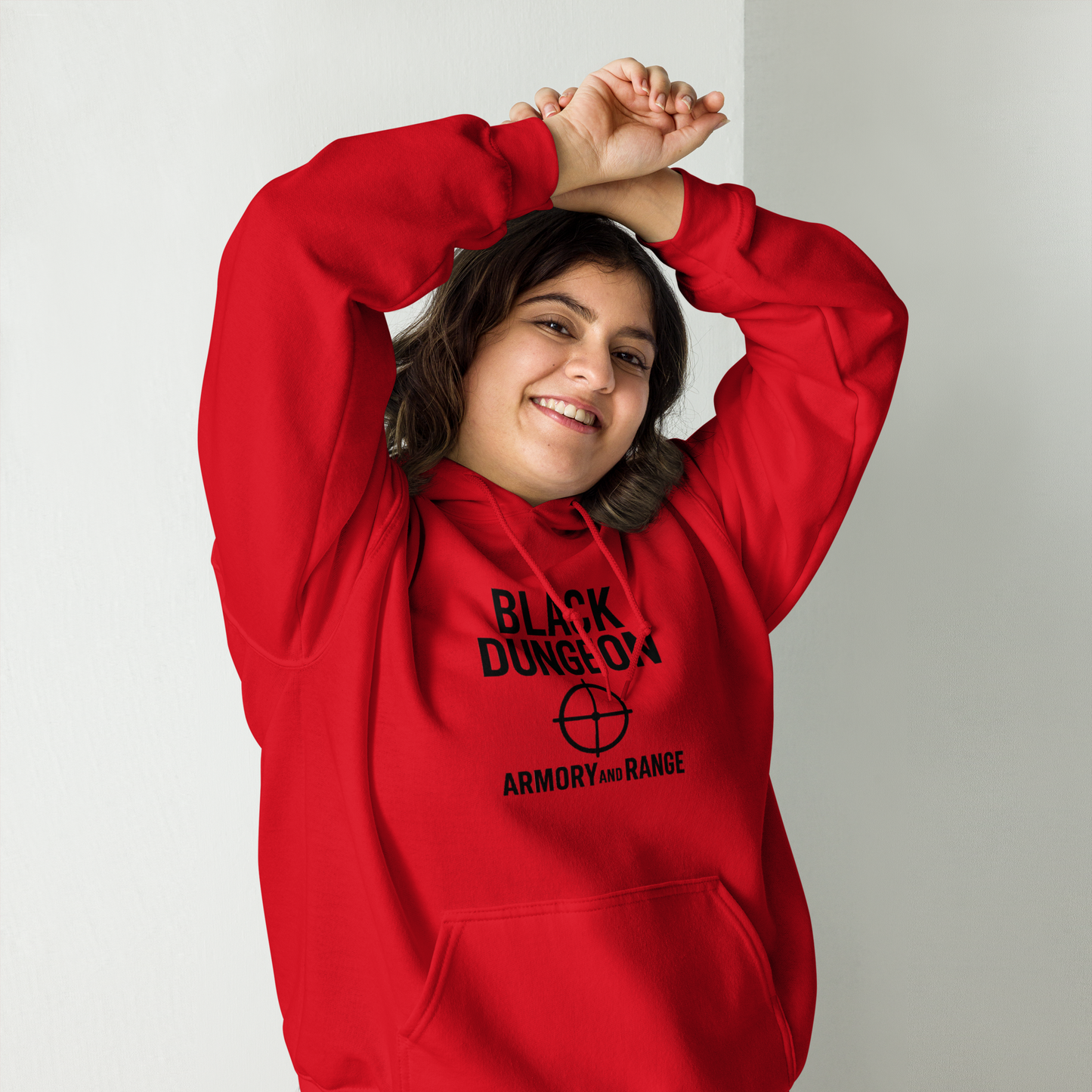 Target Locked Unisex Hoodie (black logo) Edition