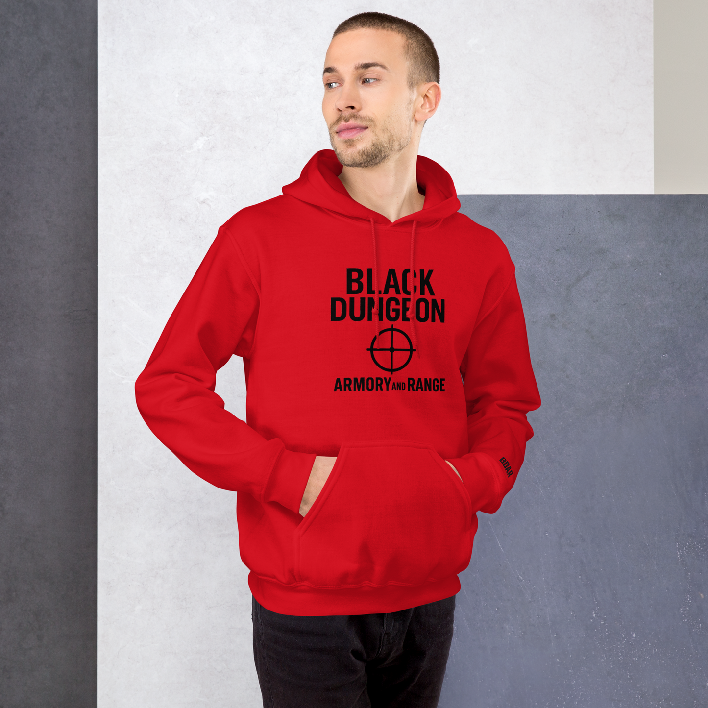 Target Locked Unisex Hoodie (black logo) Edition