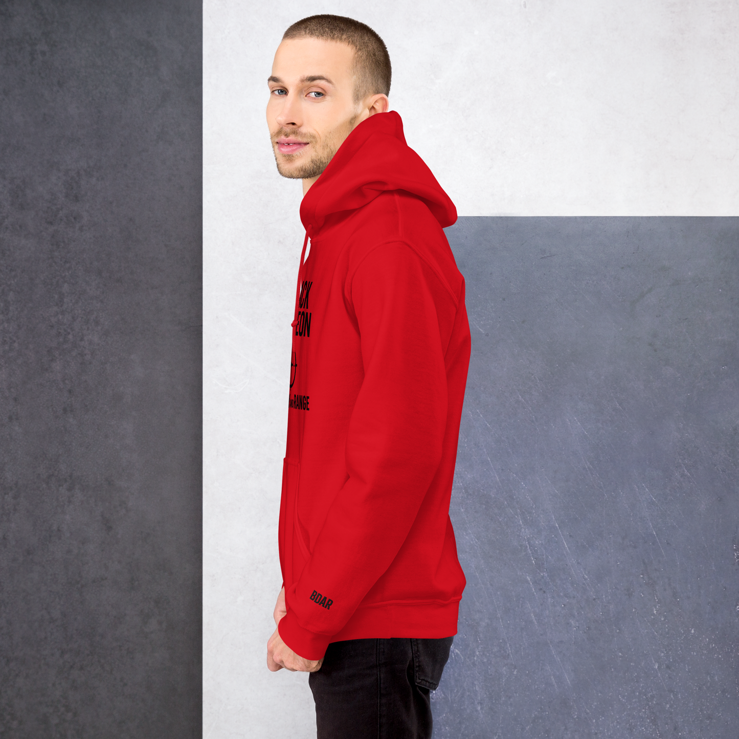 Target Locked Unisex Hoodie (black logo) Edition