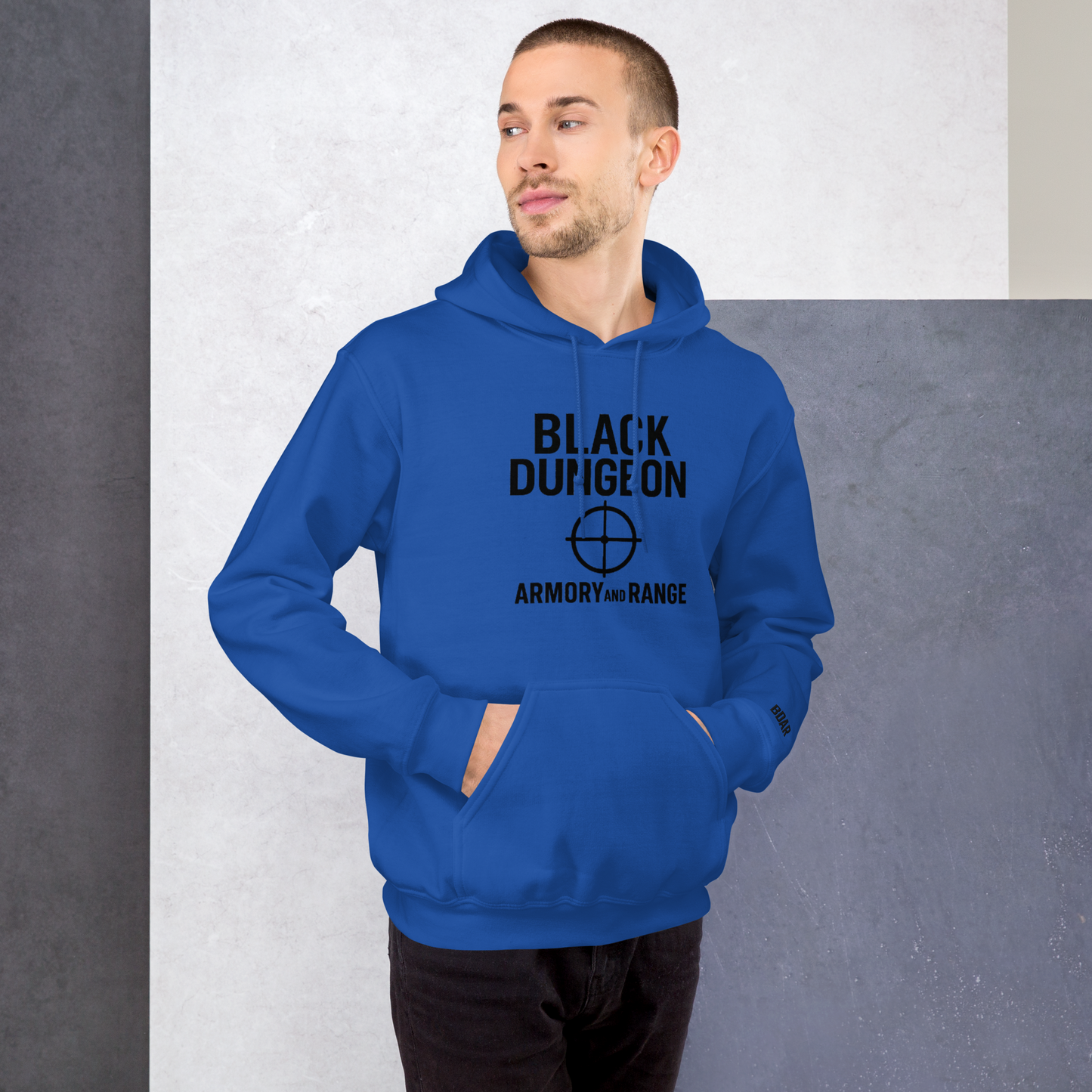 Target Locked Unisex Hoodie (black logo) Edition