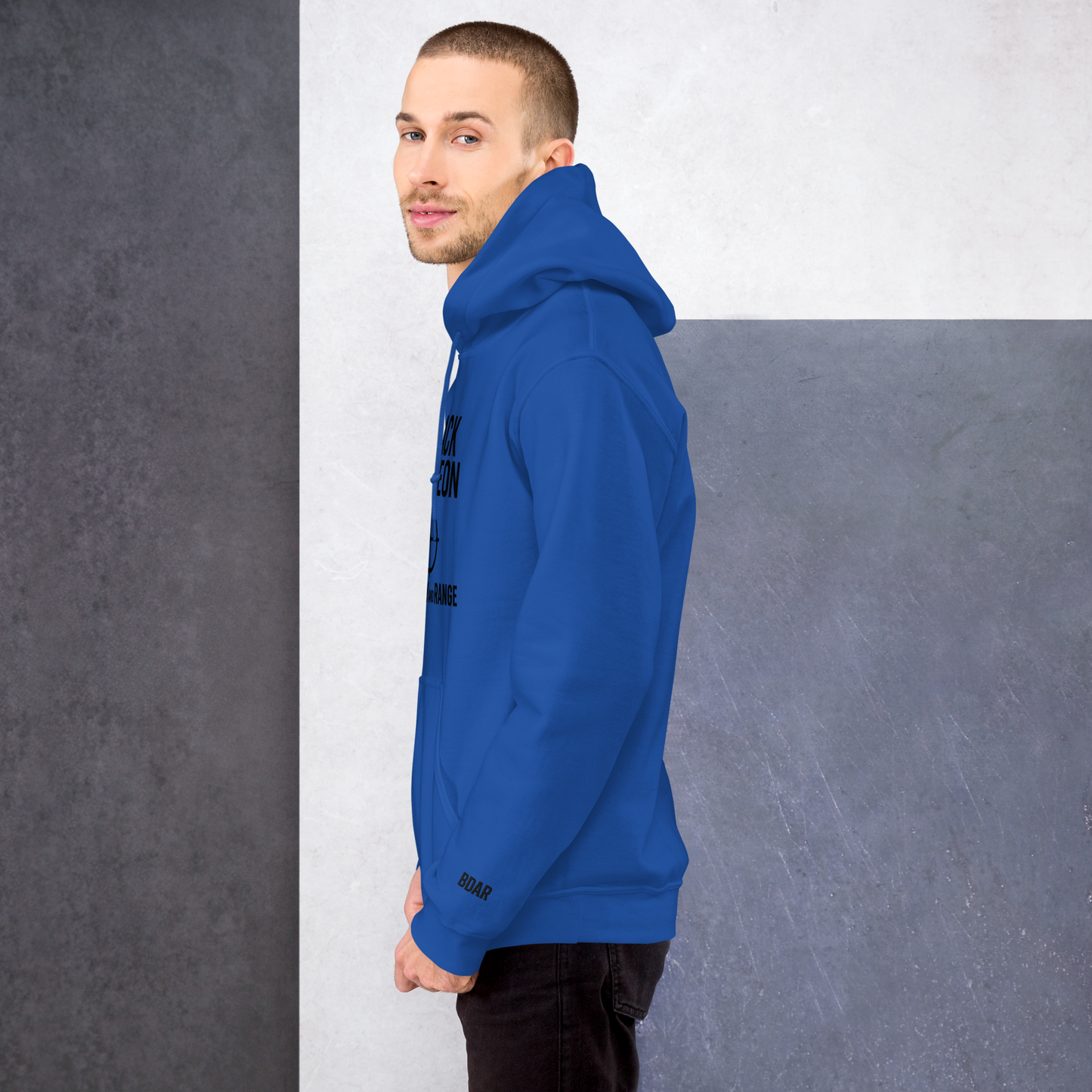Target Locked Unisex Hoodie (black logo) Edition