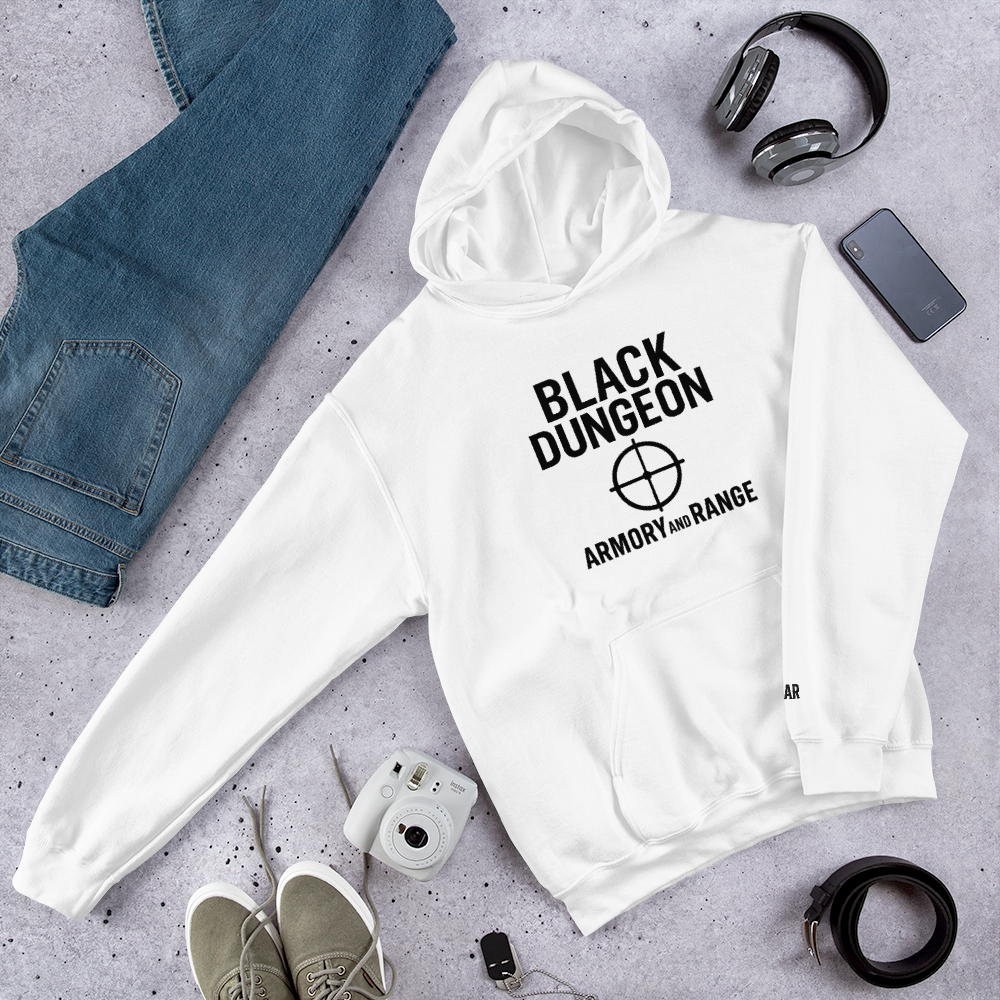 Target Locked Unisex Hoodie (black logo) Edition