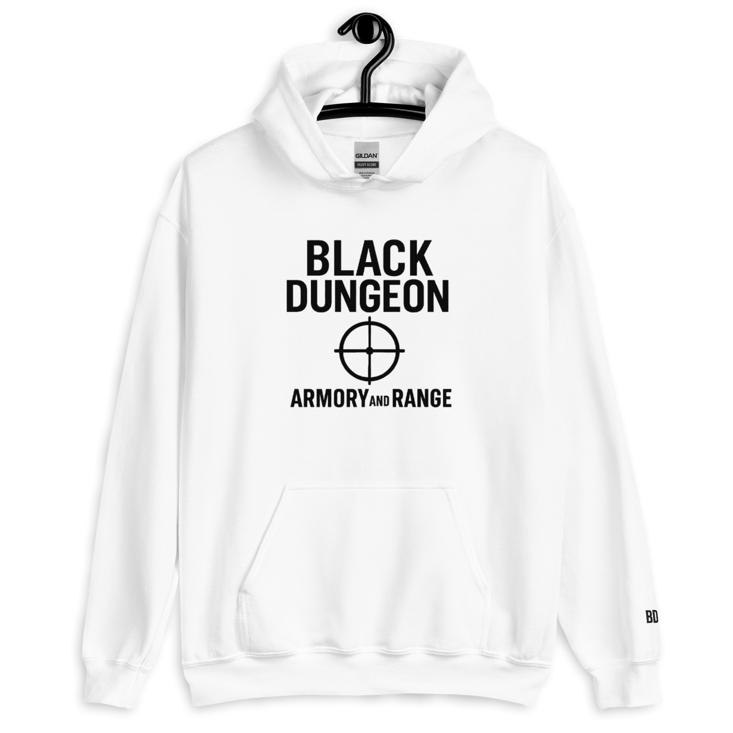 Target Locked Unisex Hoodie (black logo) Edition